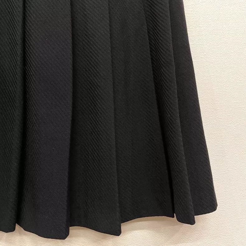 Comme des Garcons Comme Des Garcons size M Wool dark pleated skirt Size 24" / US 00 / IT 34 - 3 Thumbnail