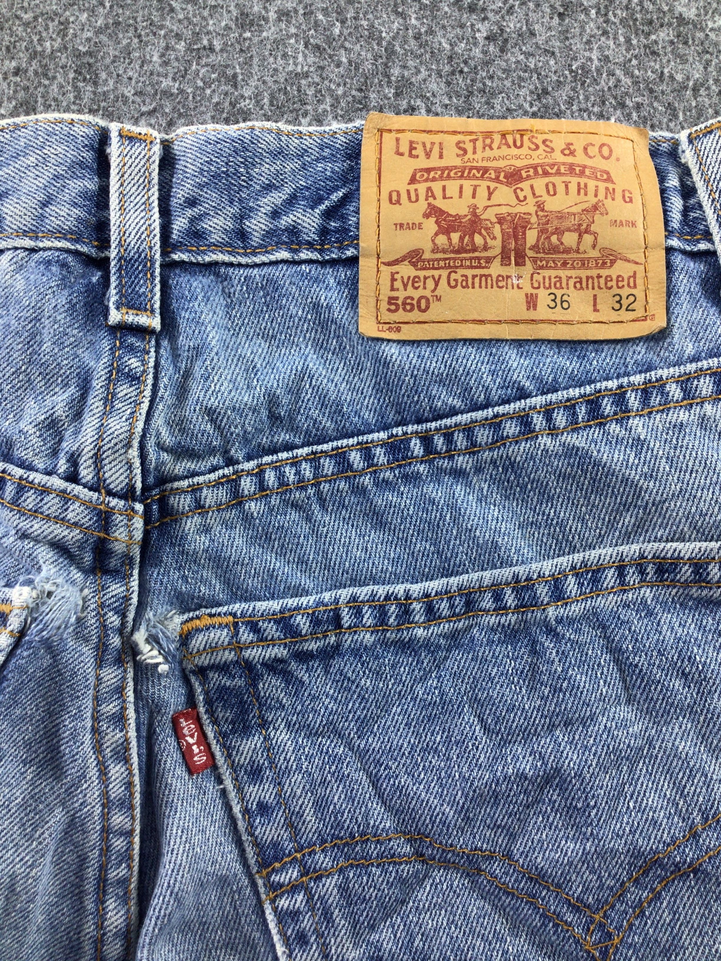 Levi's × Vintage Vintage Levis 560 Jeans-JM749 Size US 37 - 5 Thumbnail