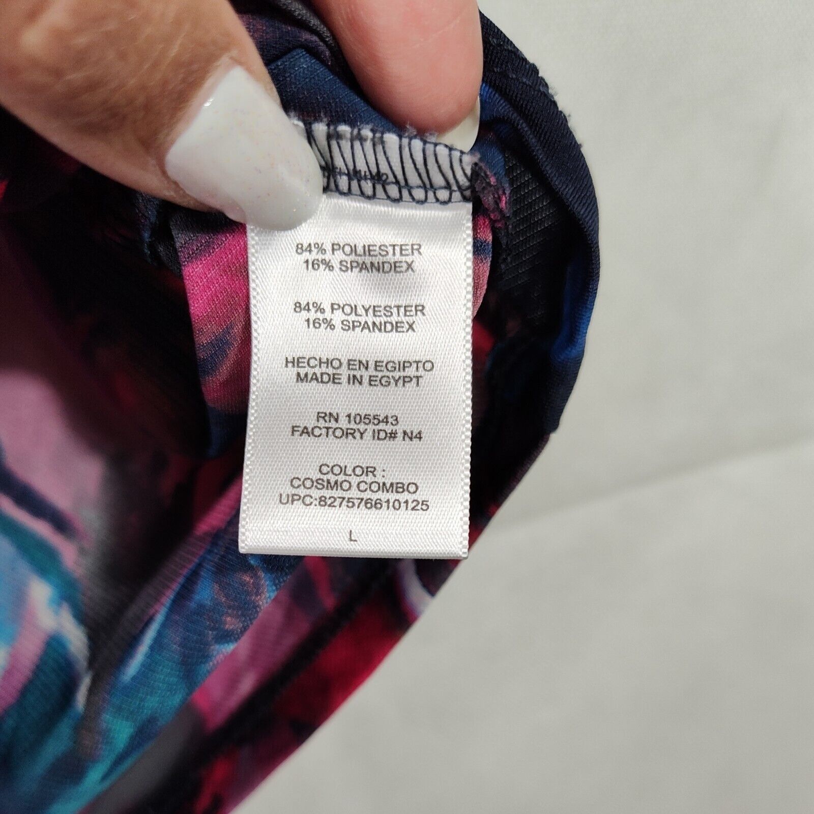 Other Daisy Fuentes Tunic Top Women Size L Blue Pink Red Colorful Size L / US 10 / IT 46 - 6 Thumbnail