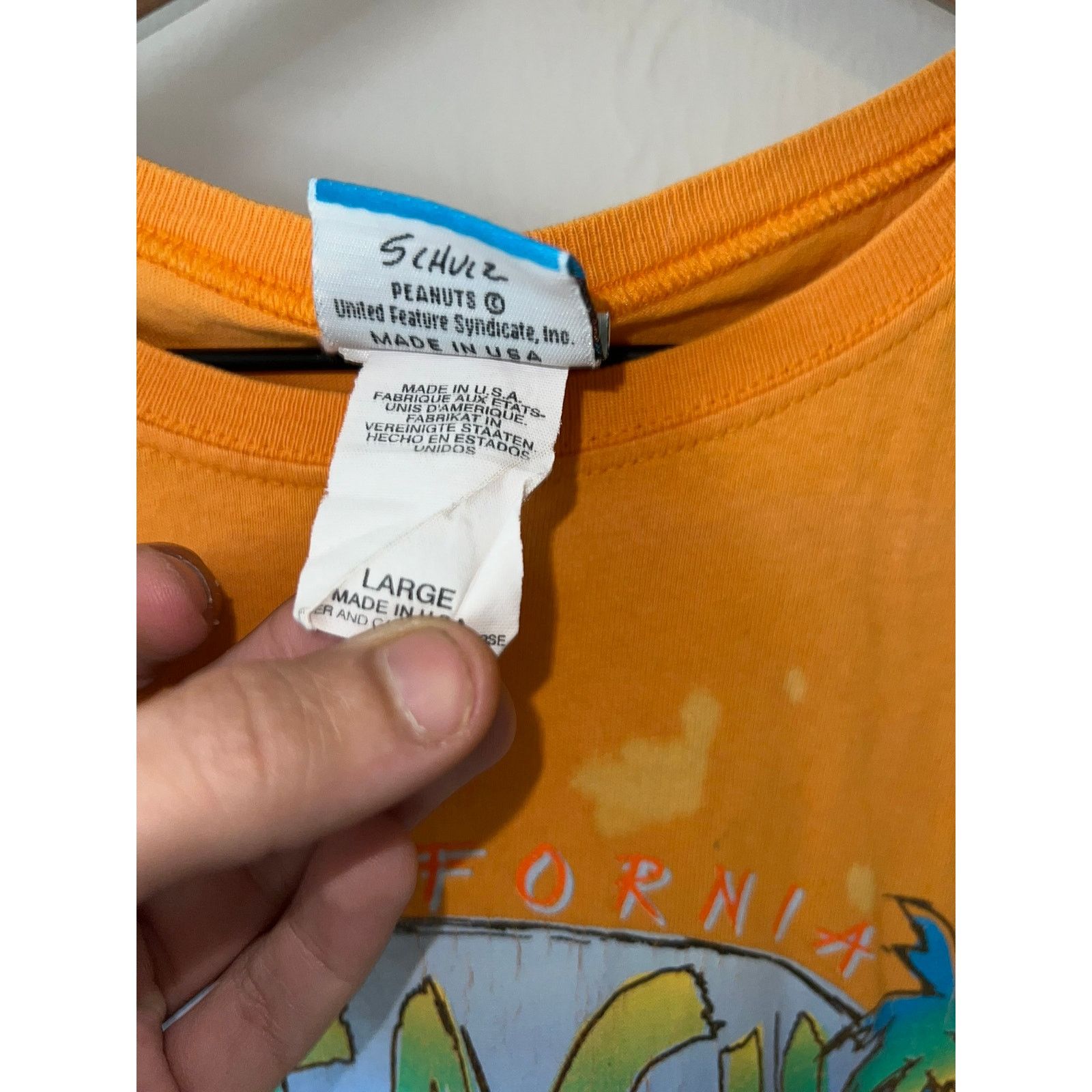 Vintage Vintage Womens Snoopy Crop Top Shirt Tee Beach Cartoon 90s L Size L / US 10 / IT 46 - 8 Thumbnail