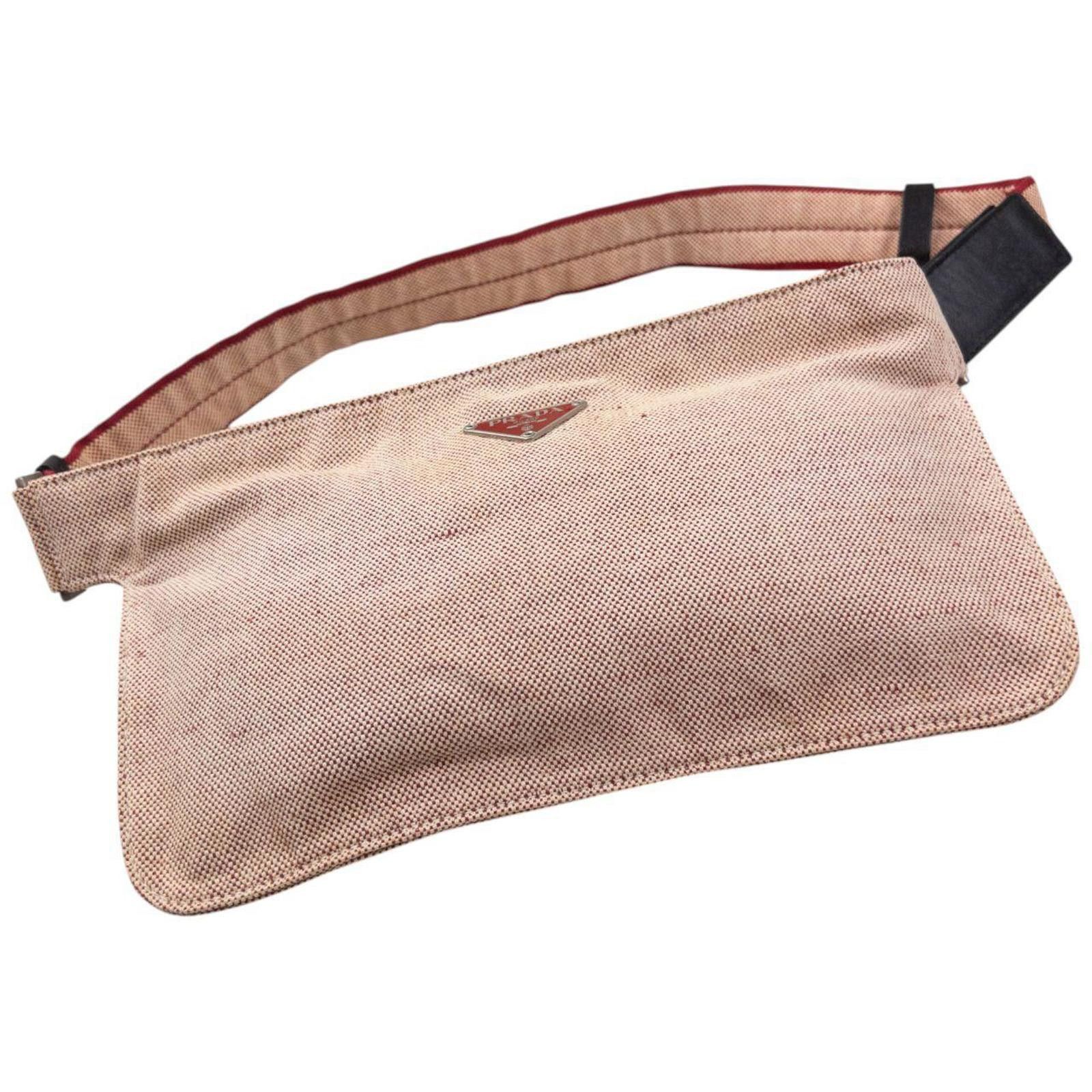 Prada Vintage 199 Prada Canvas Waist Bag Size ONE SIZE - 7 Thumbnail