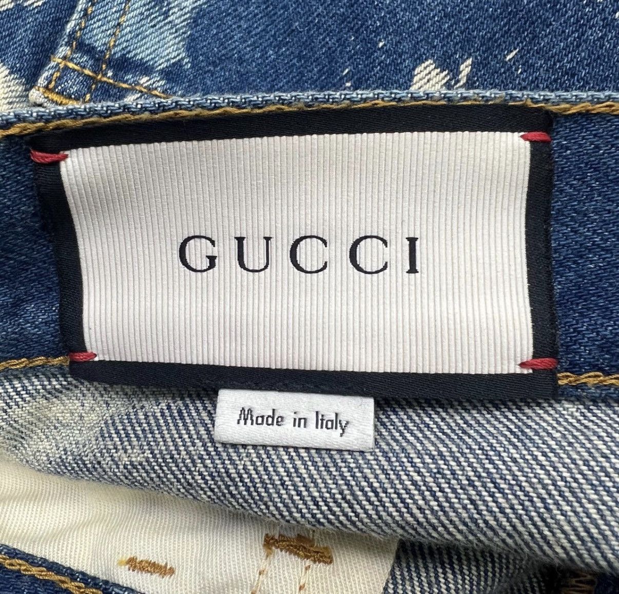Gucci Gucci/Gucci/Bee Embroidered Tie-Dye Mini Skirt K12 Size M / US 6-8 / IT 42-44 - 6 Thumbnail