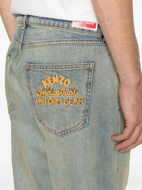 Kenzo Kenzo Bara mid-rise slim-fit jeans Denim Size US 32 / EU 48 - 11 Thumbnail