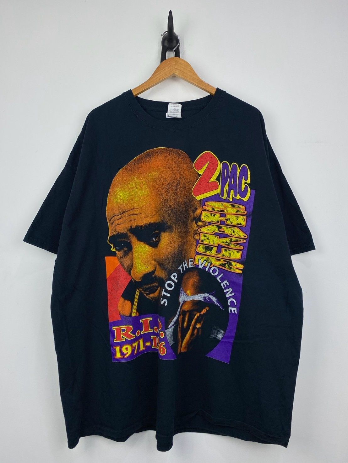 Rap Tees 2Pac Me Against The World T-Shirts DO450 Size US XXL / EU 58 / 5 - 1 Thumbnail