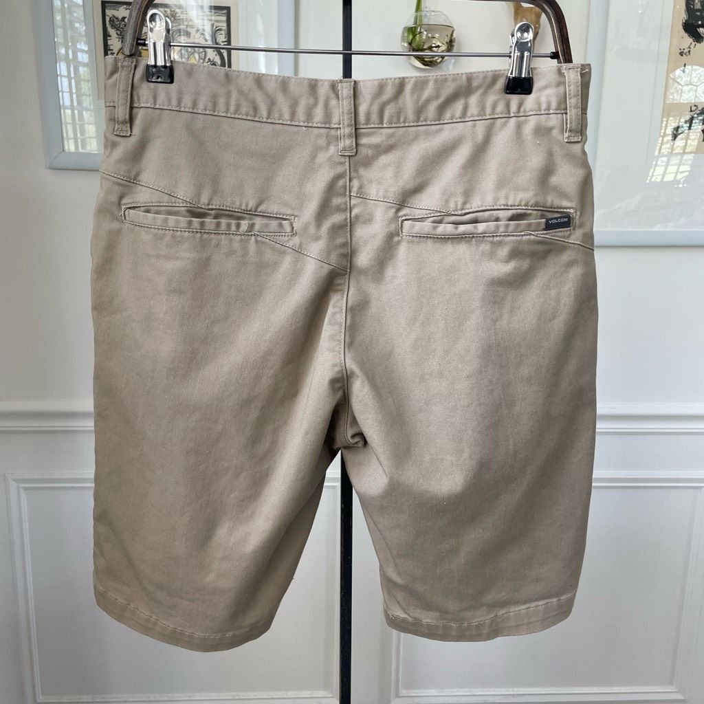 Volcom Volcom Taupe Tan Twill Shorts 30 x 9.5 Size US 30 / EU 46 - 4 Thumbnail