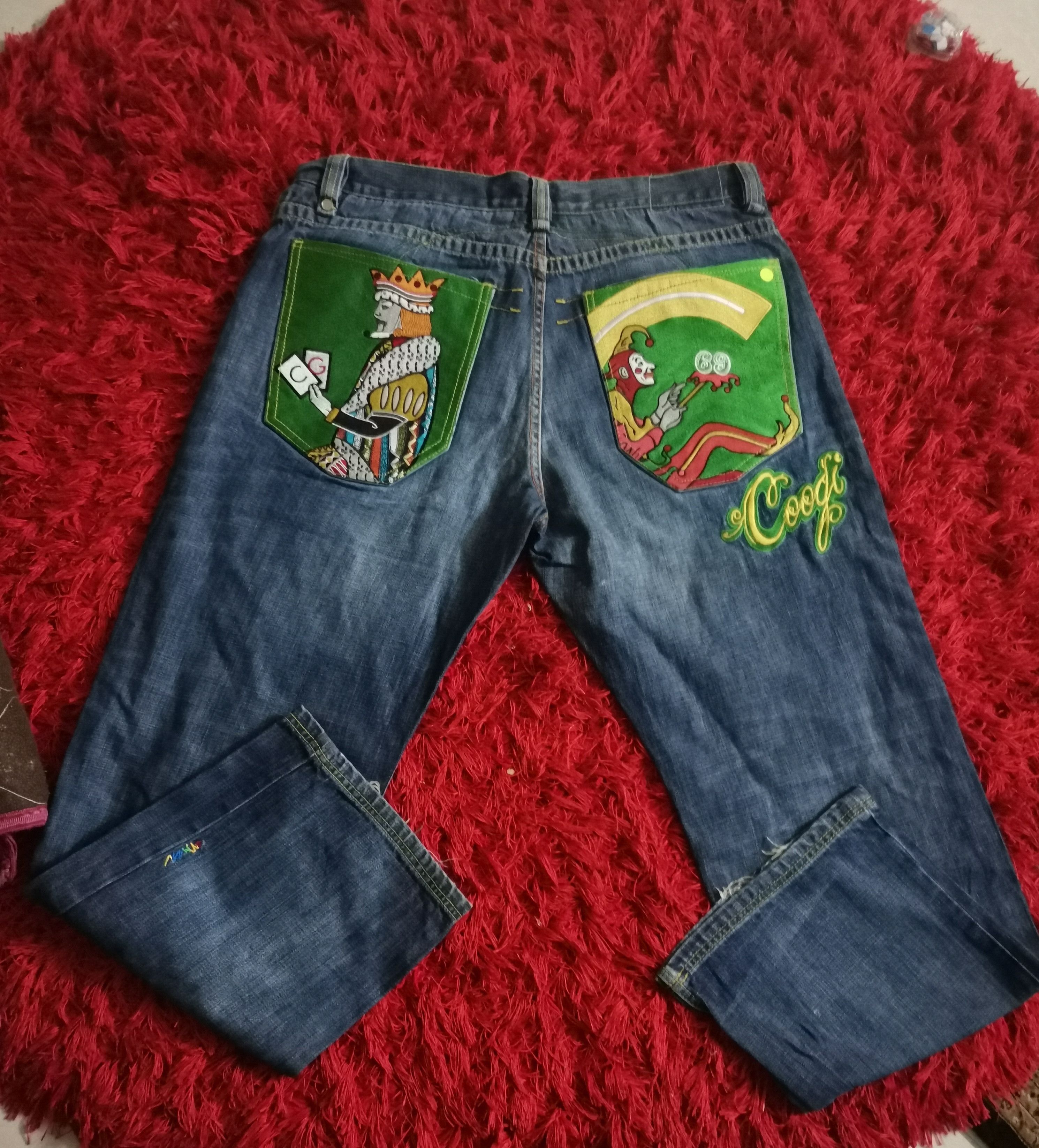 Coogi Coogi Y2k Coogi Jester Skater Cyber Grunge Baggy Jeans Size US 38 / EU 54 - 3 Thumbnail