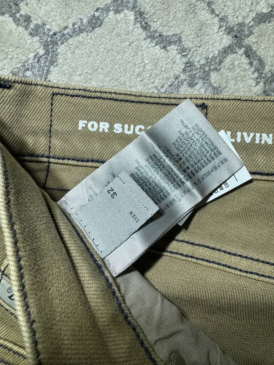 Diesel × Japanese Brand × Vintage Diesel Vintage Japanese Streetwear y2k Beige Denim Jeans Size US 32 / EU 48 - 9 Thumbnail
