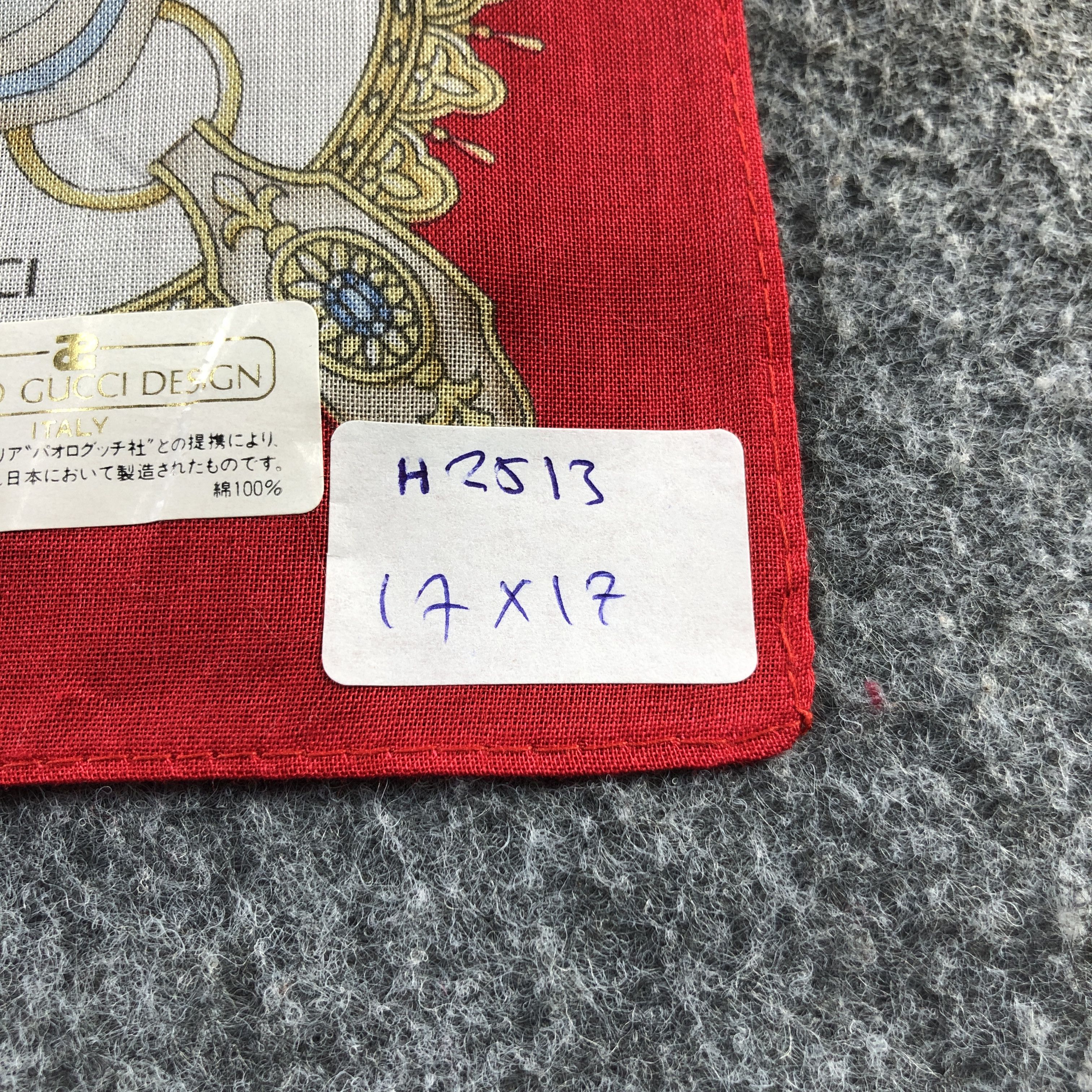 Paolo Gucci Paolo Gucci Handkerchief Neckerchief Bandana H2513 Size ONE SIZE - 7 Thumbnail