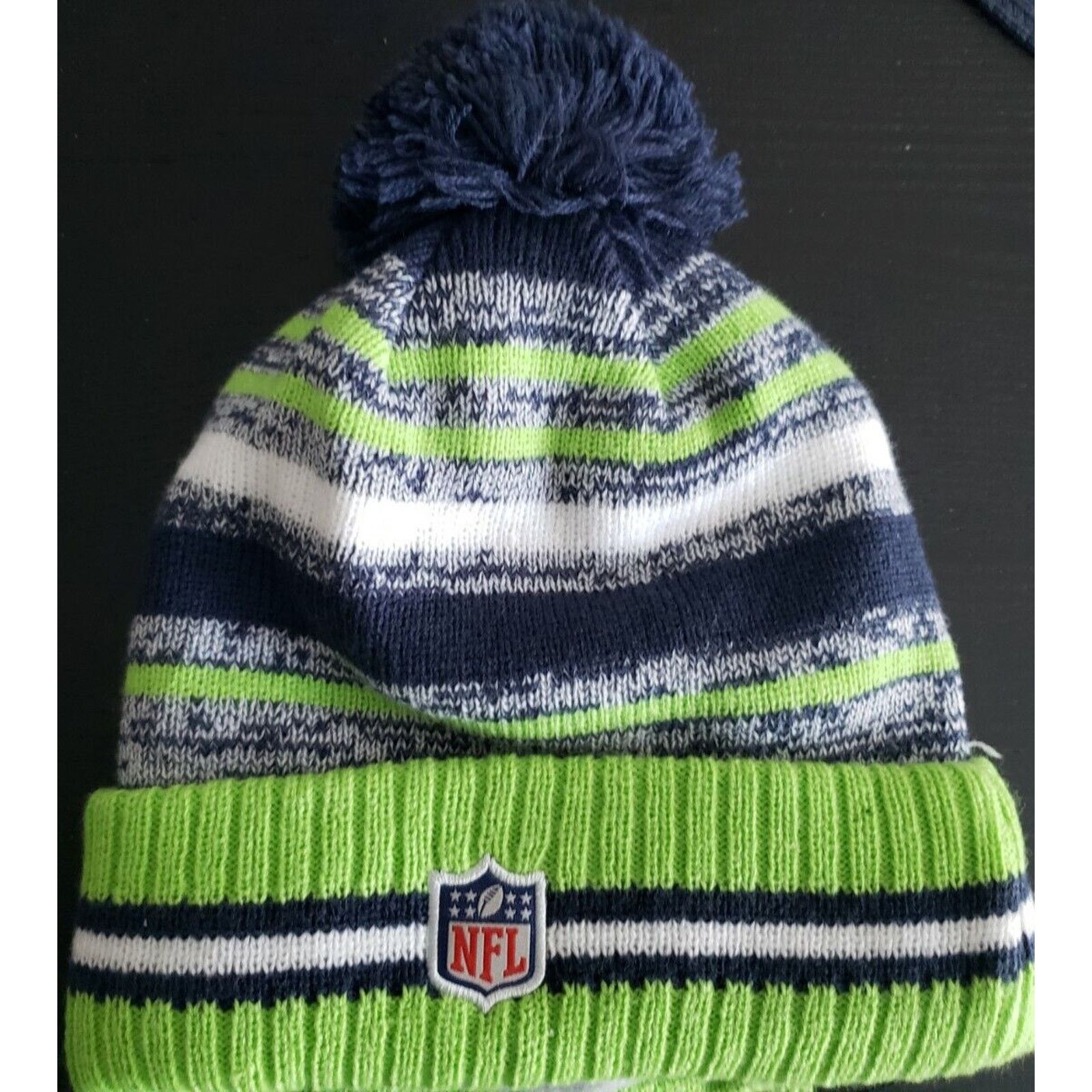 New Era Seattle Seahawks Hat Cap NFL 2021 Sideline Beanie New Era Size ONE SIZE - 4 Thumbnail