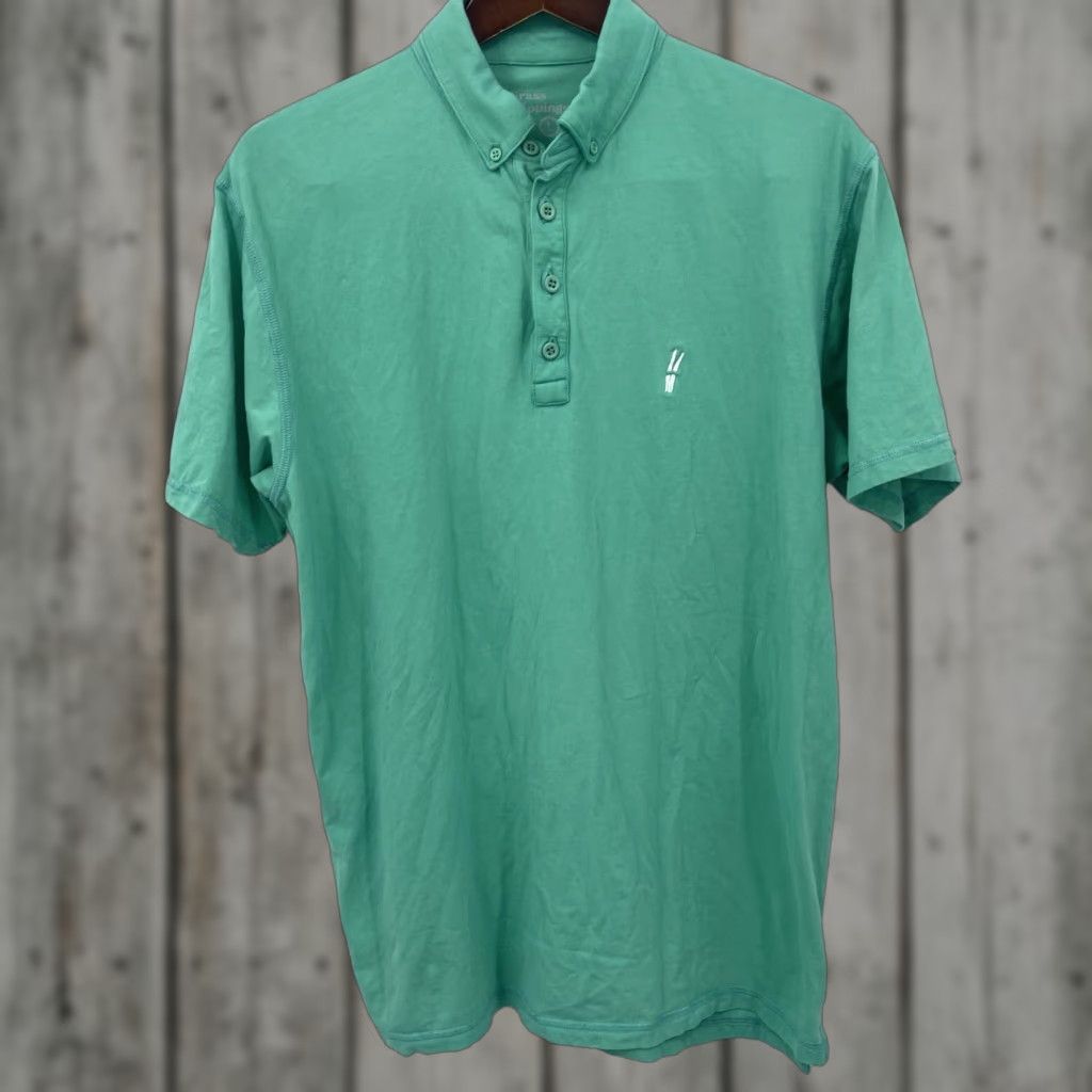 Vintage Grass Clippings Polo Shirt Men Large Green Golf Casual Dad Shirt Polo Shirt Green Grass Clippings Men Large Vintage No Size US L / EU 52-54 / 3 - 1 Thumbnail