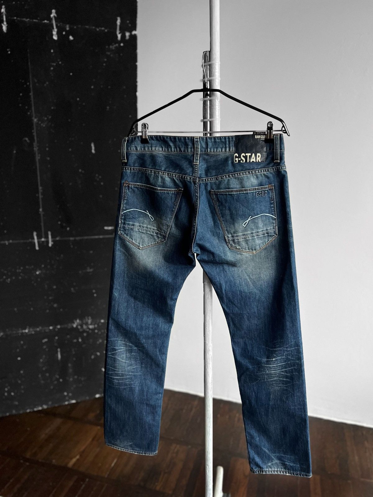 G-Star G-Star Raw Mens Morris Low Straight Regular Jeans Button Size US 34 / EU 50 - 3 Thumbnail