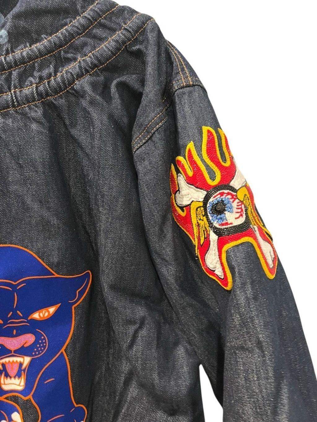 Von Dutch VTG NWT Von Dutch Denim Beaded Laurence Jacket Size Med Size M / US 6-8 / IT 42-44 - 13 Thumbnail