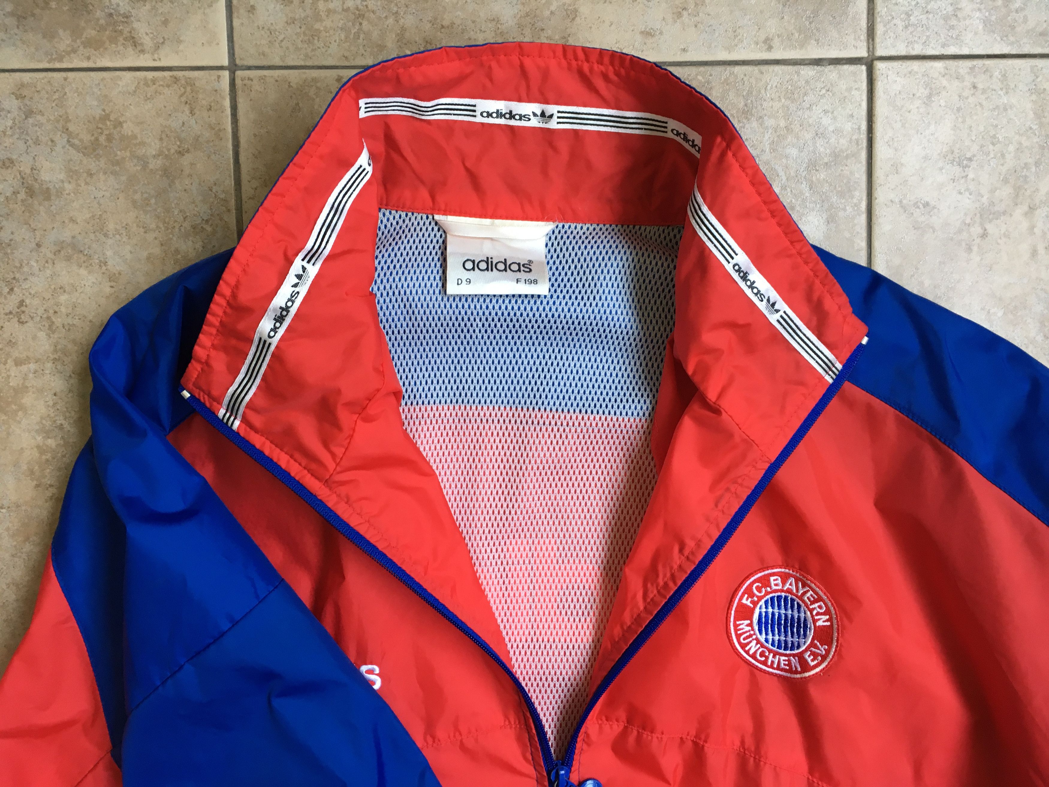 Adidas FC Bayern Munich Lightweight Windbreaker Jacket 90's Size XL Size US XL / EU 56 / 4 - 6 Thumbnail