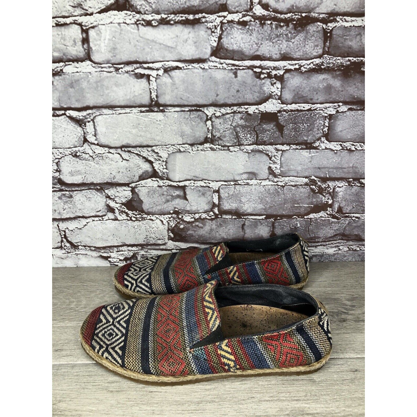 Other PATARA Chiang Mai Seeker MultiColor Fabric Slip On Loafers S Size US 8 / EU 41 - 19 Thumbnail
