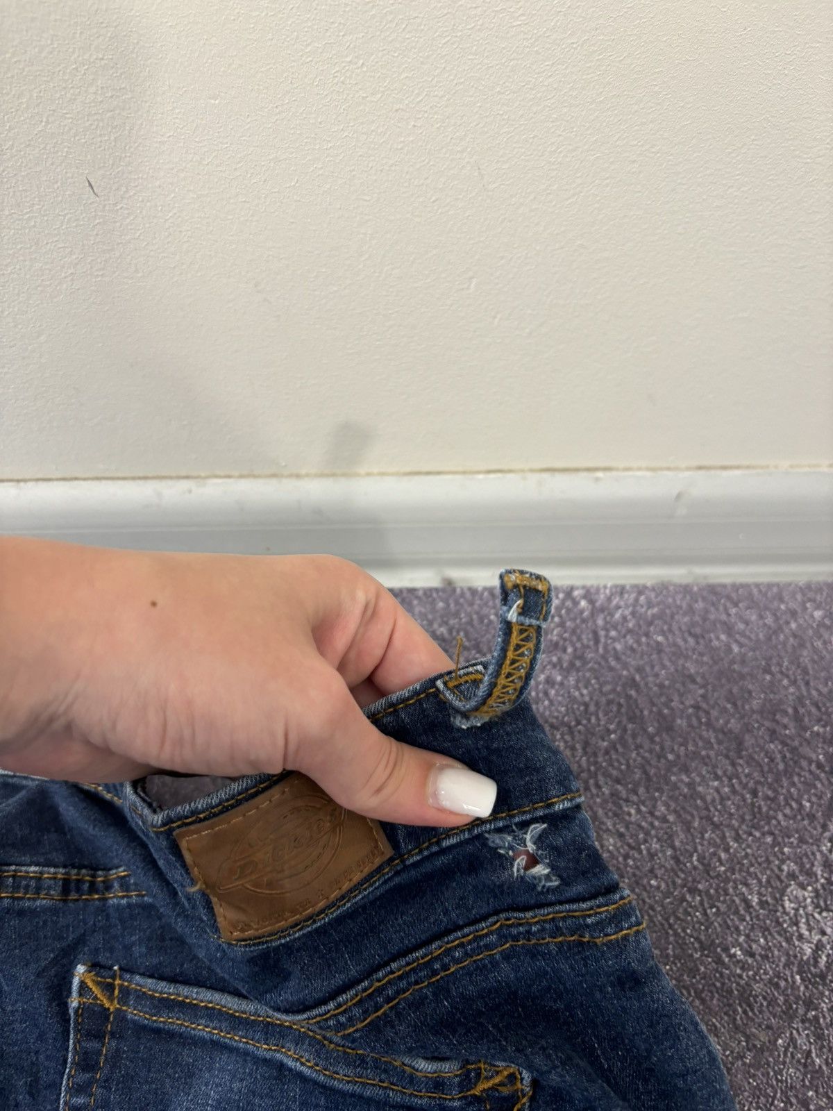 Dickies Vintage Dickies 2000s Wide Leg Y2K Hype Bootcut Flared Jeans Size US 42 / EU 58 - 7 Thumbnail