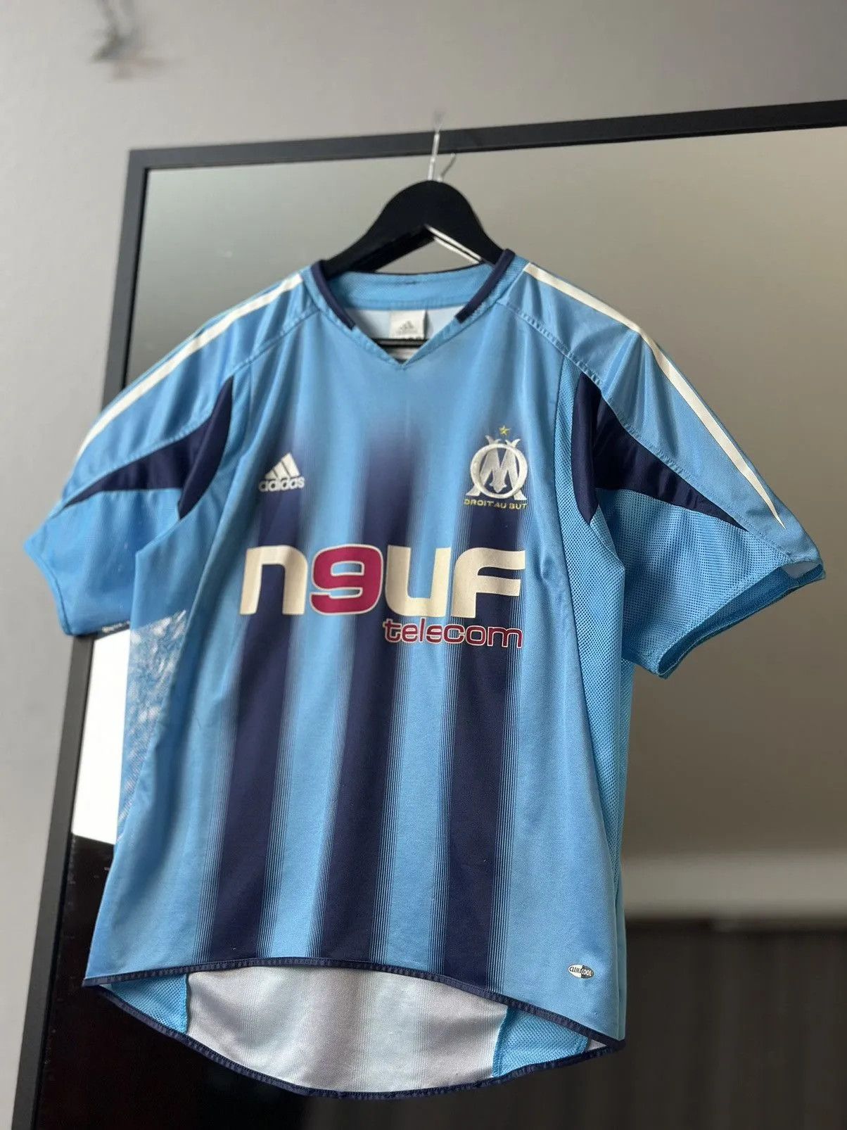 Adidas ADIDAS OLYMPIQUE MARSEILLE 2004/05 AWAY JERSEY MARSYLIA Size US M / EU 48-50 / 2 - 3 Thumbnail