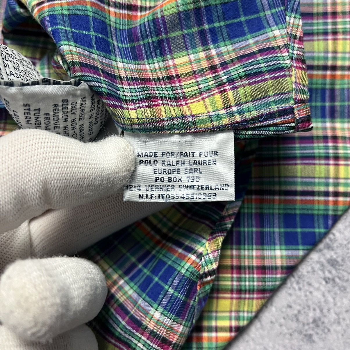 Polo Ralph Lauren × Vintage Vintage Polo Ralph Lauren Checkered Shirt Luxury Casual Size US L / EU 52-54 / 3 - 8 Thumbnail