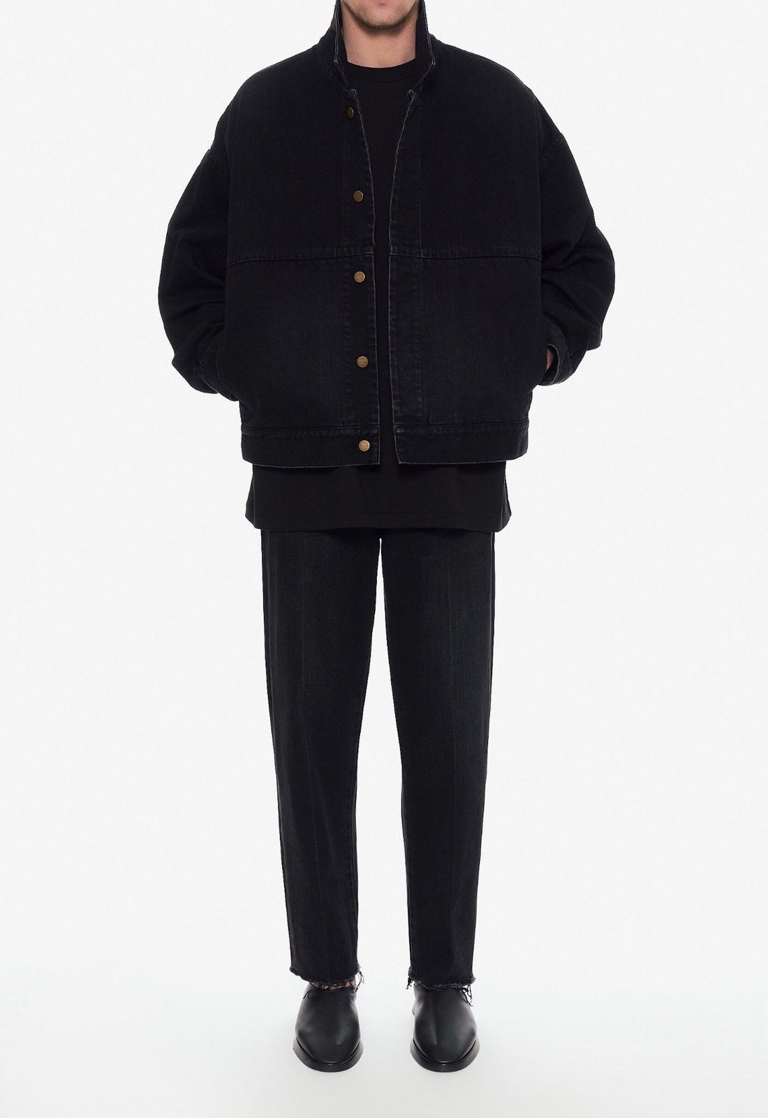 Fear of God Last Fear of God Trucker Black Denim Jacket Size US L / EU 52-54 / 3 - 4 Thumbnail