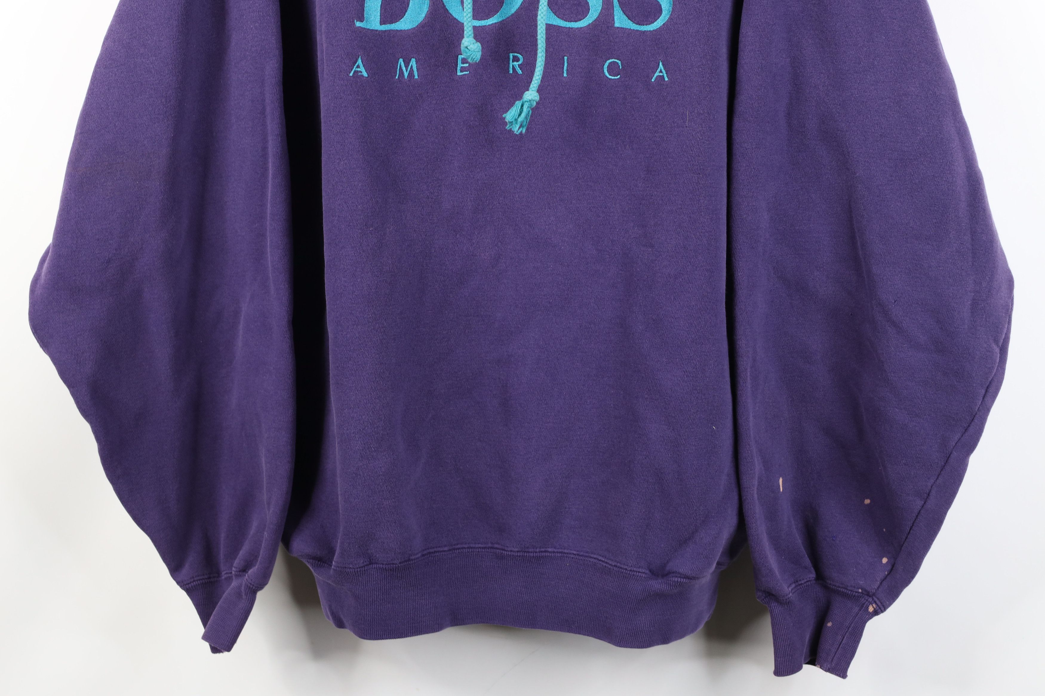Vintage Vintage 90s Streetwear Boss America Heavyweight Sweatshirt Size US XL / EU 56 / 4 - 3 Thumbnail