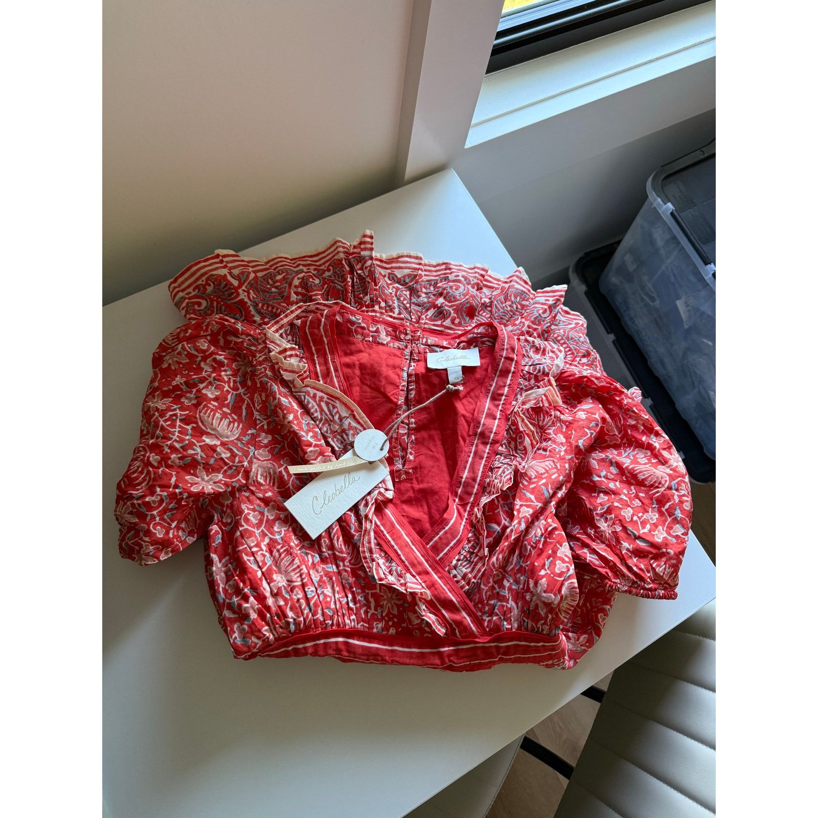 Cleobella $218 New Cleobella Blair Dress - red - XS Size XS / US 0-2 / IT 36-38 - 9 Thumbnail