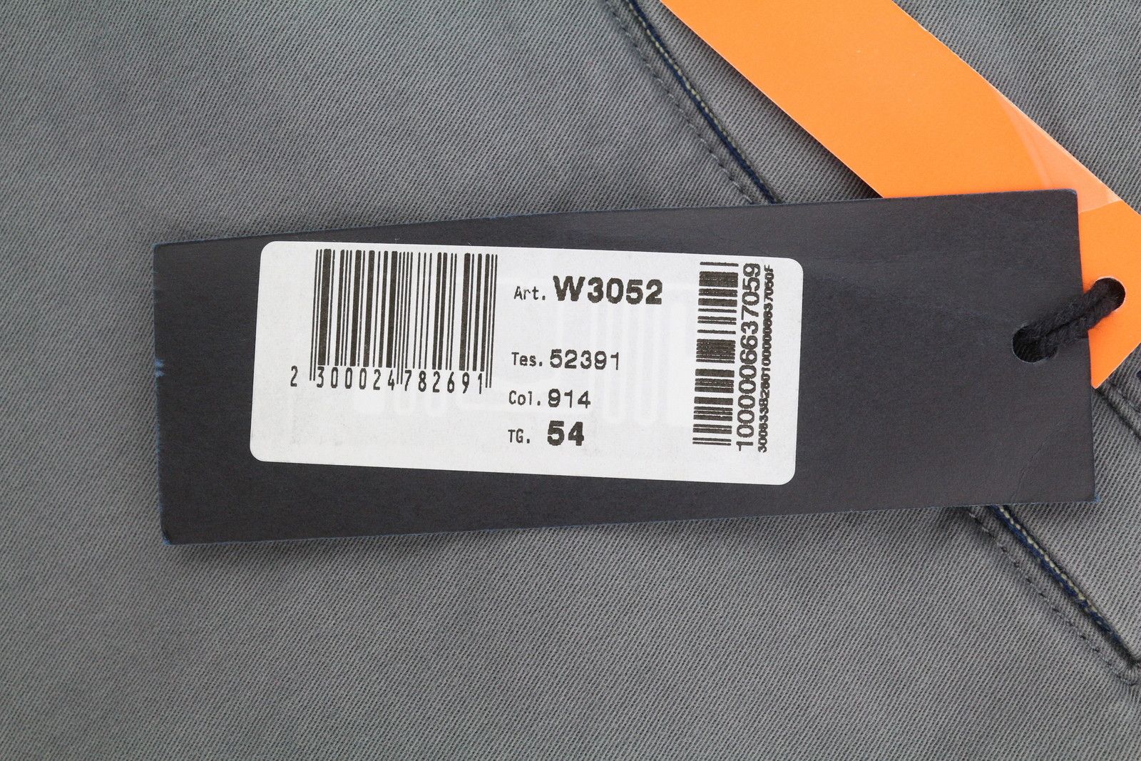 Harmont & Blaine 54 W37 Grey Regular Turn-Up Chino Trousers 89122 Size US 37 - 8 Thumbnail