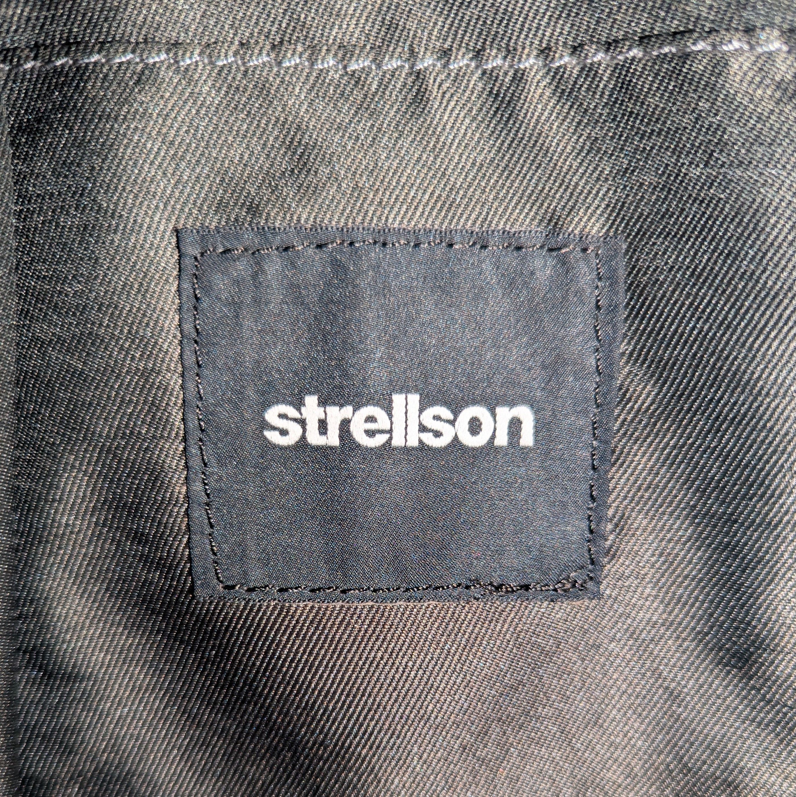 Leather × Strellson Strellson Leather Men's Back Pack Black Rukzak Luxury Brand Size ONE SIZE - 14 Thumbnail