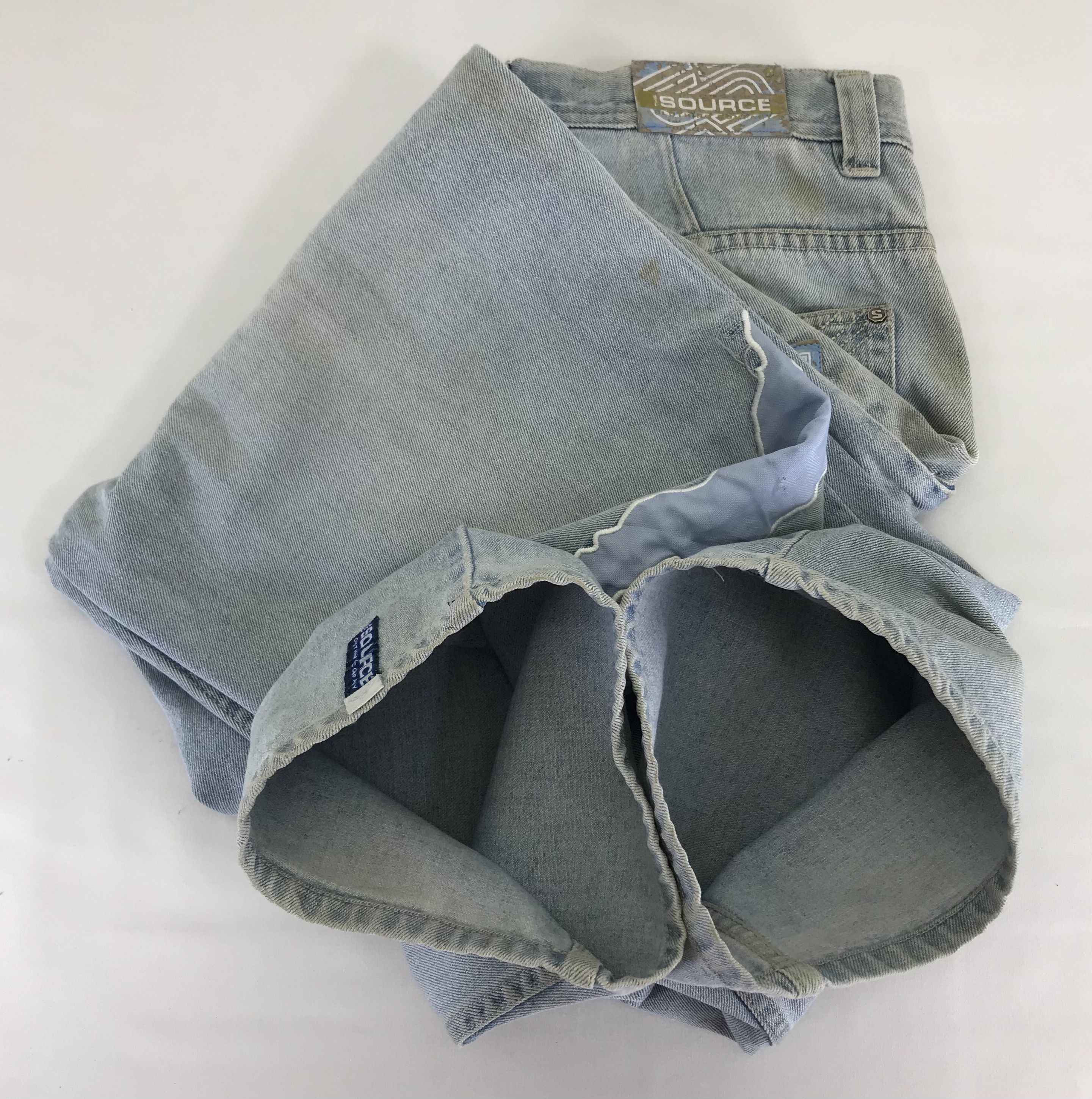 Japanese Brand Vintage Source DNM Patched Wide Baggy Jeans Size US 34 / EU 50 - 17 Thumbnail
