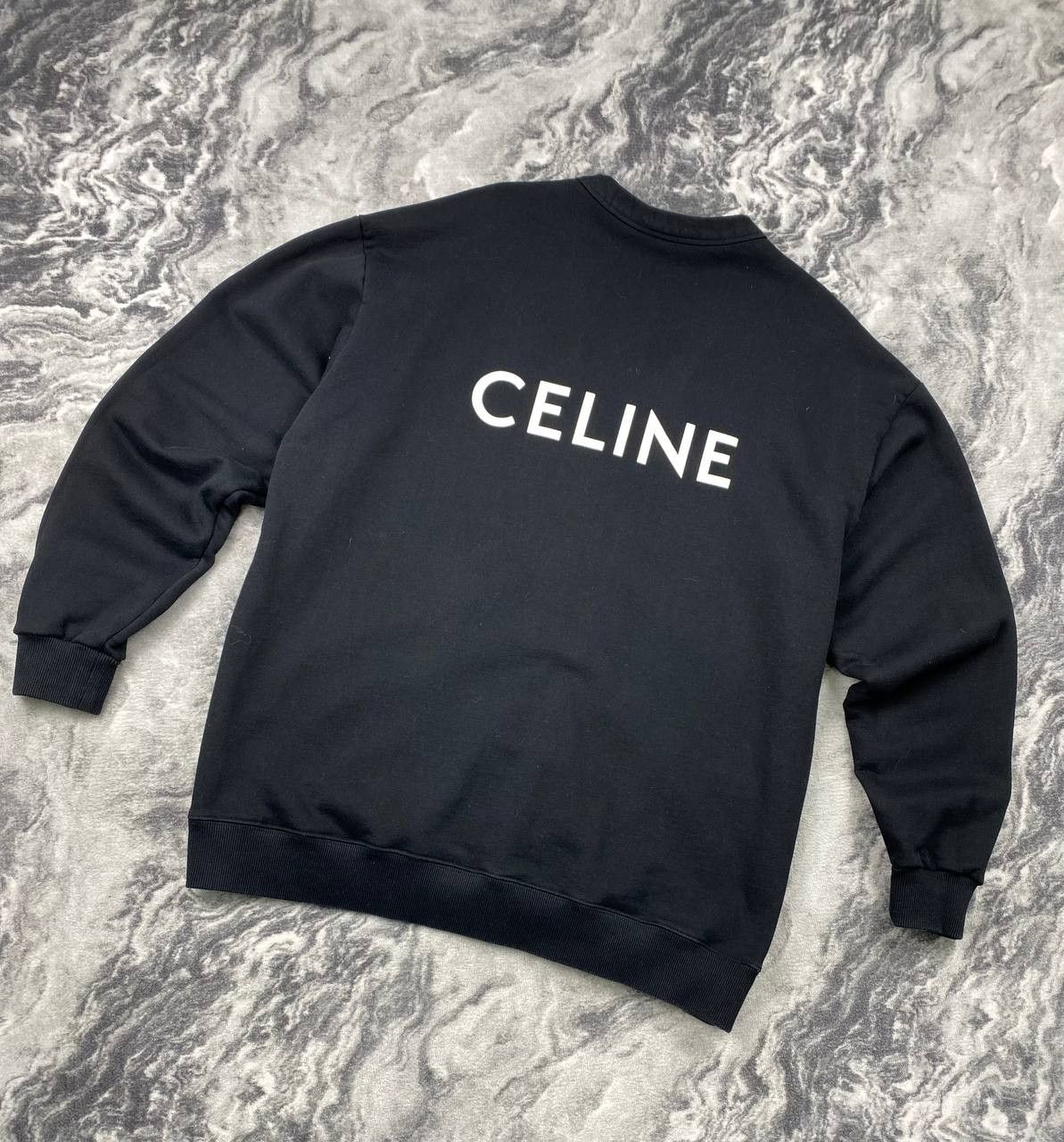 Celine Celine Cardigan Big Logo Men Size L Black Size US L / EU 52-54 / 3 - 1 Thumbnail