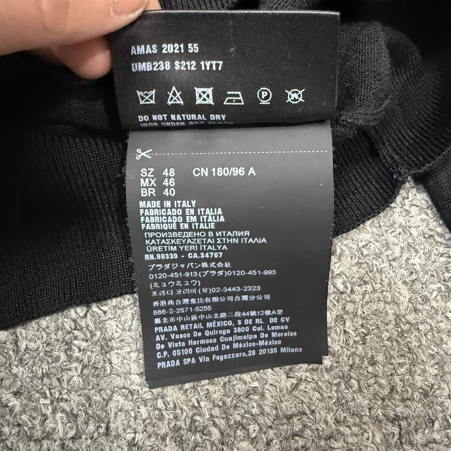 Prada Prada Black Wool Knit Sweater 48 99 New Size US M / EU 48-50 / 2 - 5 Thumbnail