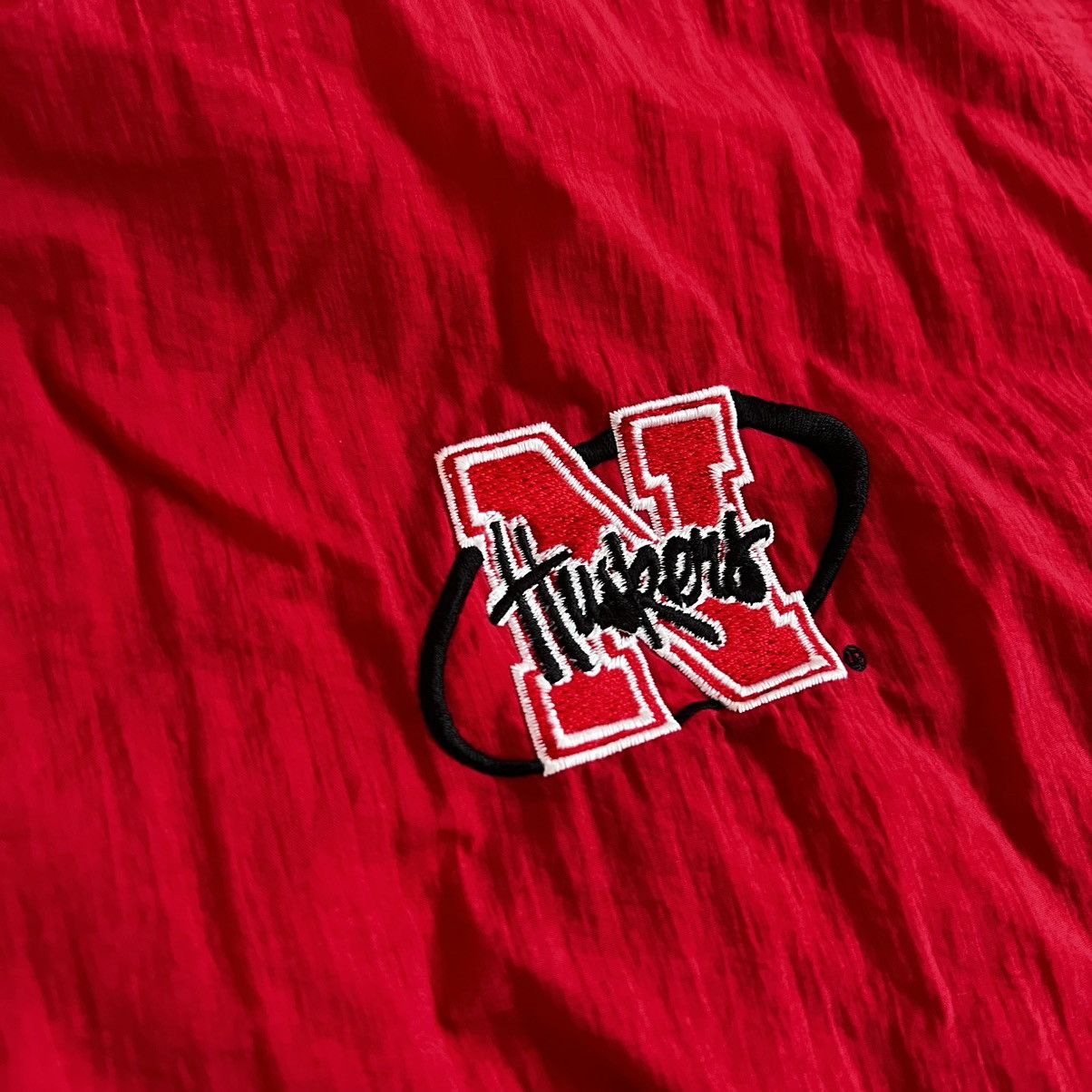Vintage Vintage 1990s NCAA University of Nebraska Huskers Red Jacket Size US L / EU 52-54 / 3 - 3 Thumbnail