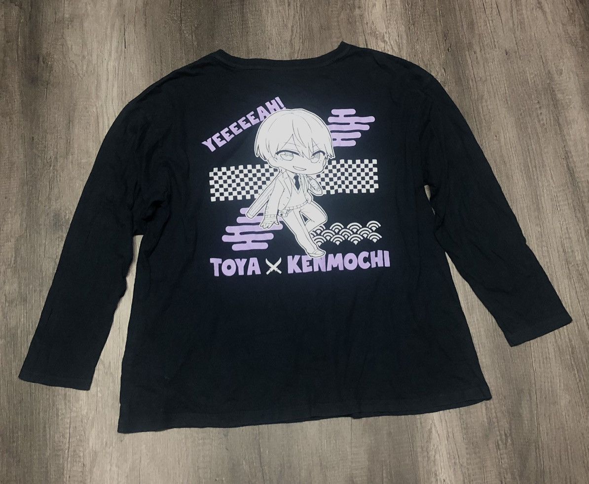 Anime × Cartoon Network × Japanese Brand Vintage Anima Toya x Kenmochi Long Sleeve Tee Shirt Size US XL / EU 56 / 4 - 7 Thumbnail