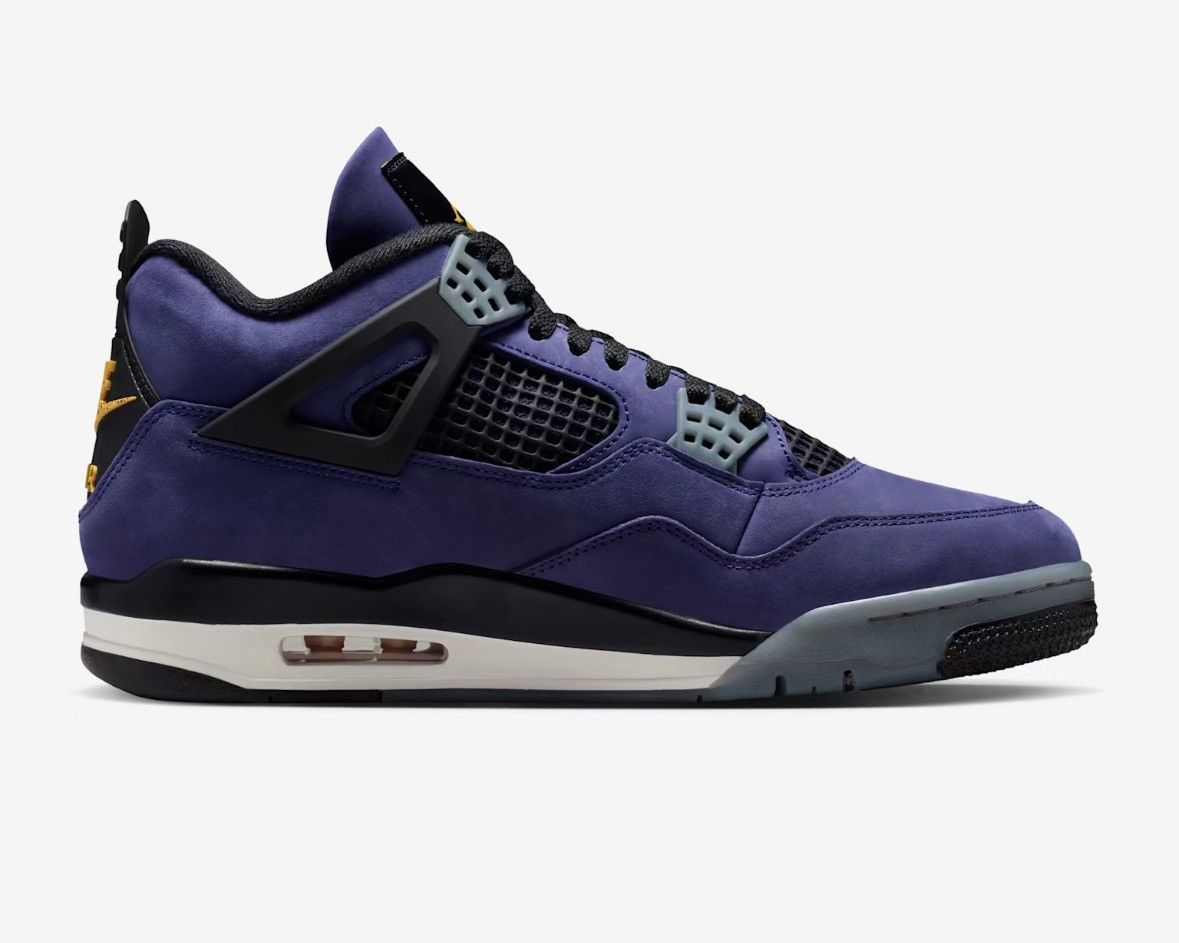 Jordan Brand Nike Air Jordan 4 Retro Imperial Purple Lakers 2026 Size 9 Size US 9 / EU 42 - 4 Thumbnail