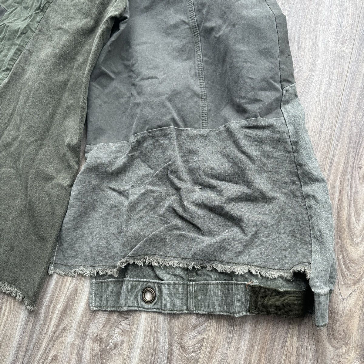 Kapital Kapital Cargo Patchwork Green Flare Pants Size US 30 / EU 46 - 6 Thumbnail