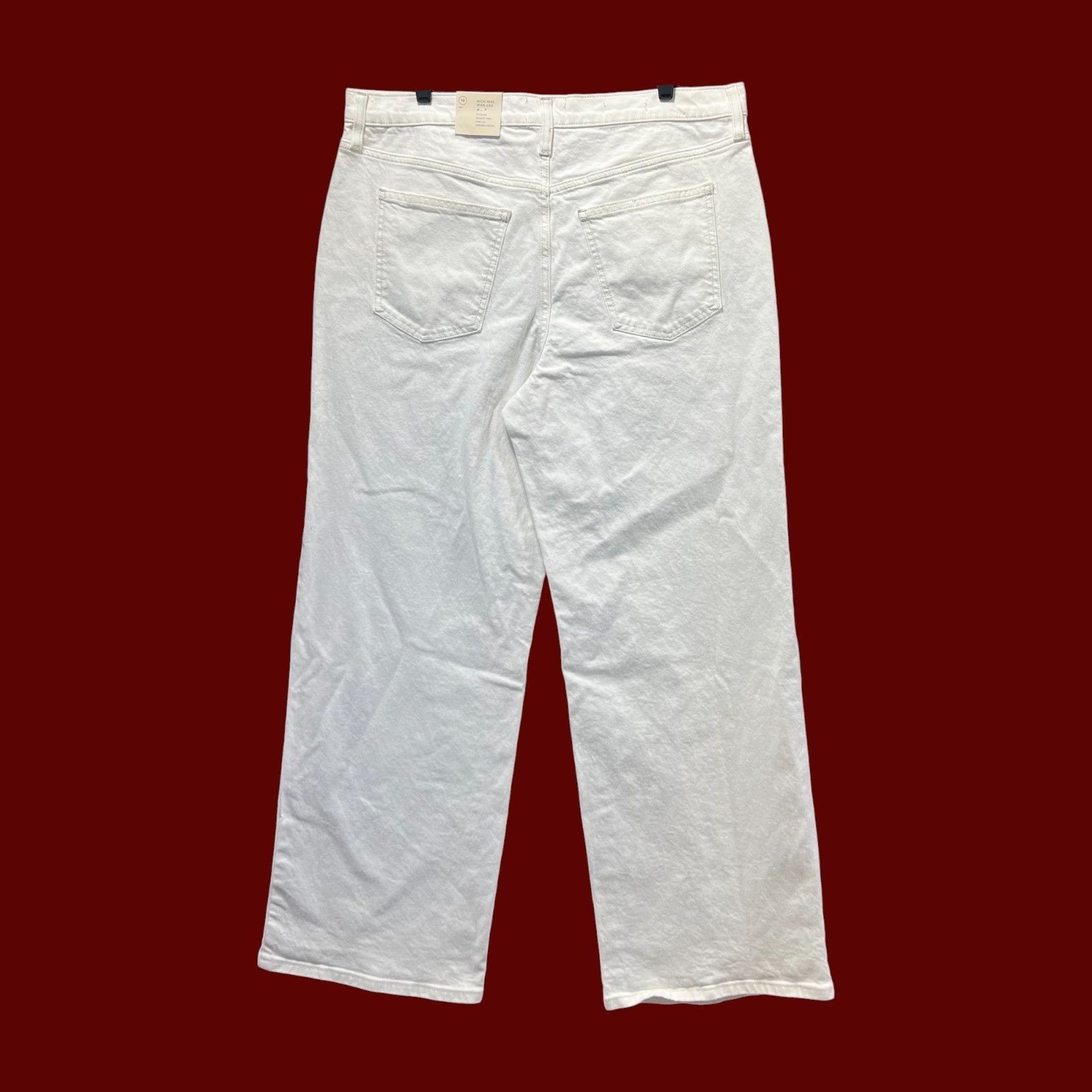 Other Universal Thread - Women's High Rise Wide Leg Pants - Fitted Size 38" / US 16 / IT 52 - 2 Thumbnail