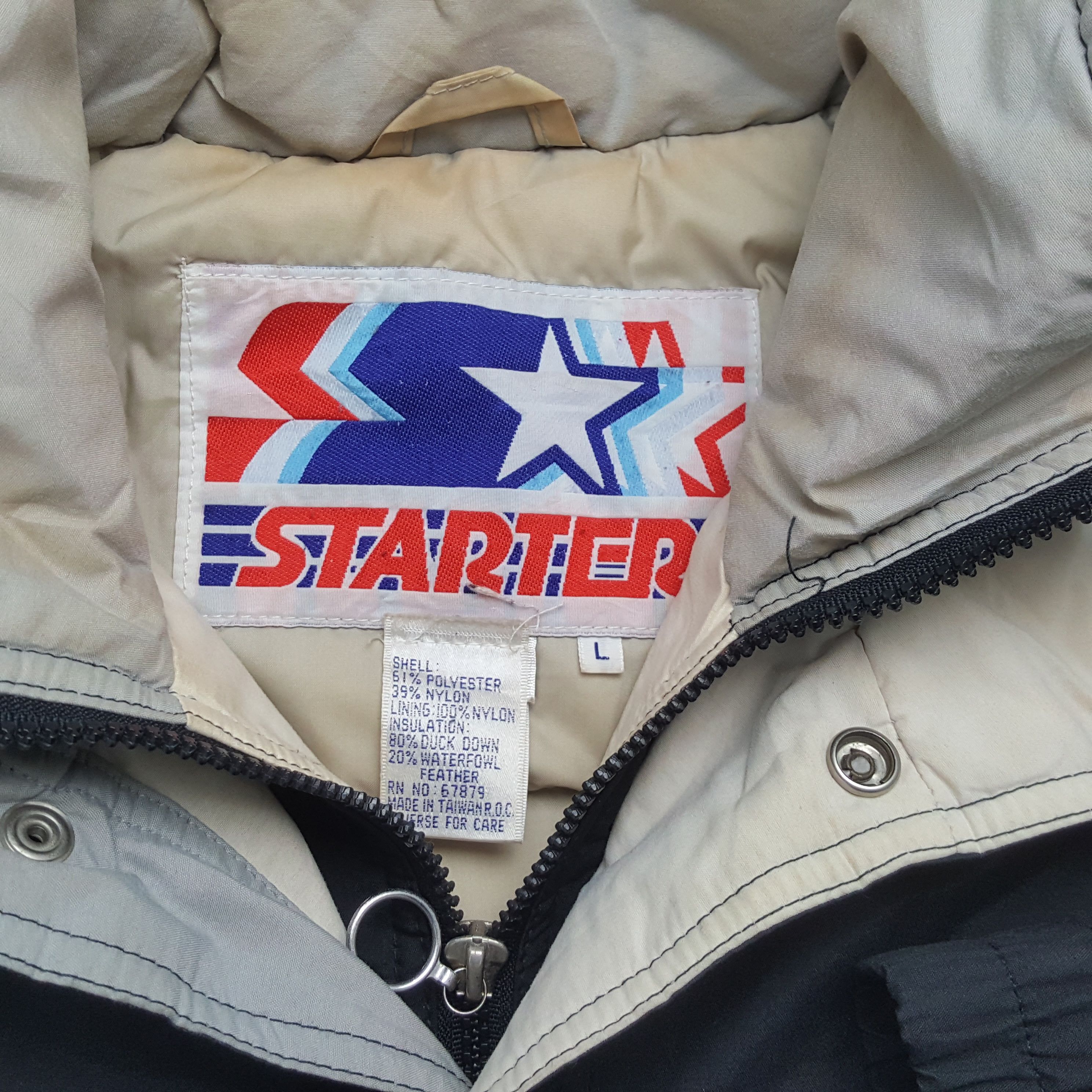 NFL × Vintage RAIDERS NFL American Football Team Starter Jacket Size US XXL / EU 58 / 5 - 10 Thumbnail