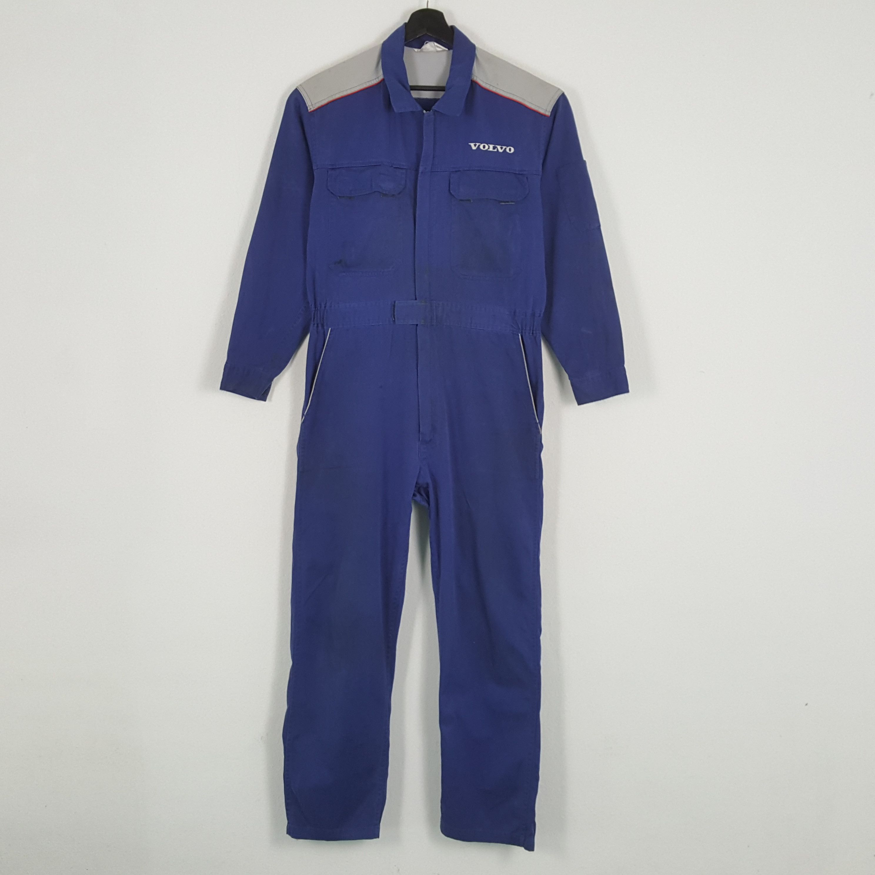 Vintage VOLVO Workwear Racing Style Motorsports Coverall Jacket Size US L / EU 52-54 / 3 - 4 Thumbnail