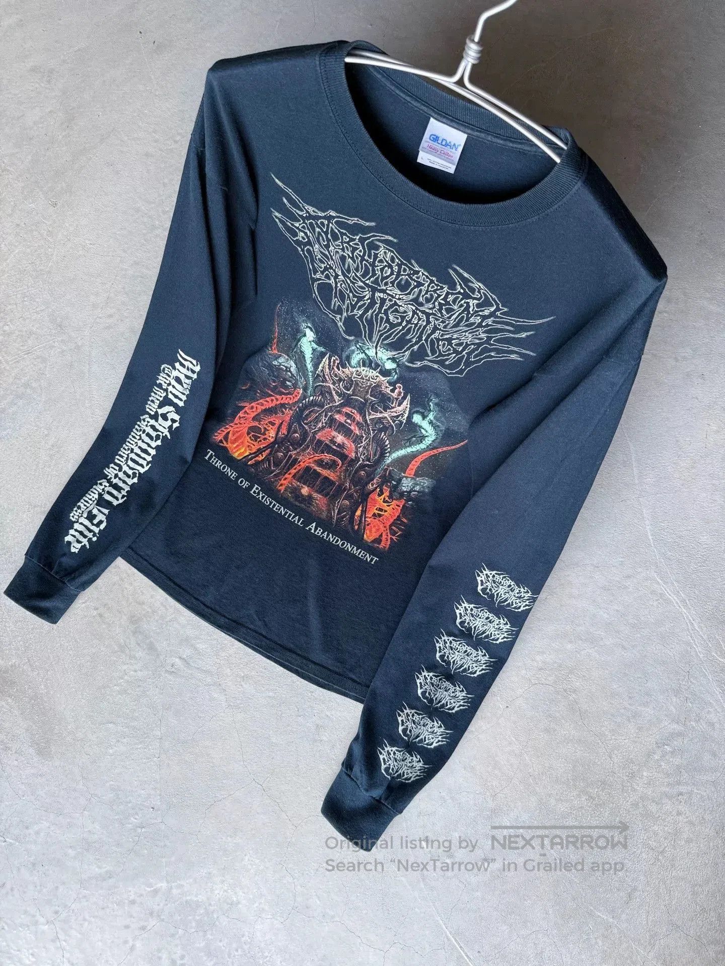 Vintage Vintage 00s Abhorrent Castigation Band Tee. Size US L / EU 52-54 / 3 - 8 Thumbnail
