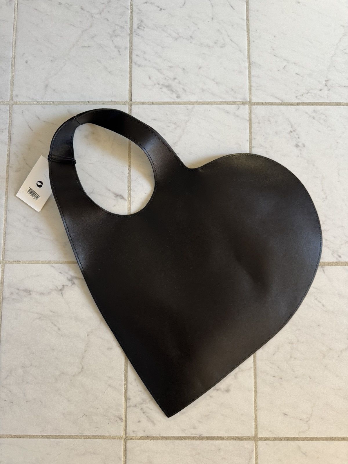 Coperni Coperni Original Heart Tote Black Leather NWT Size ONE SIZE - 2 Thumbnail