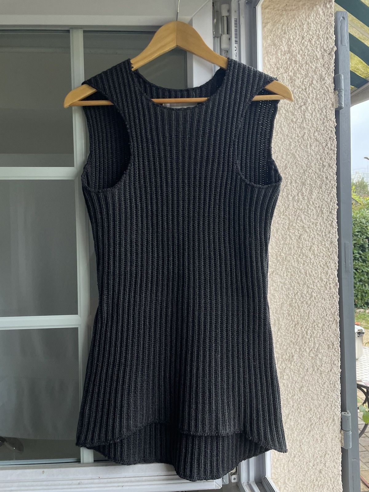 Maison Margiela AW1998 Flat Knit Garment Cotton Top Size M / US 6-8 / IT 42-44 - 1 Thumbnail