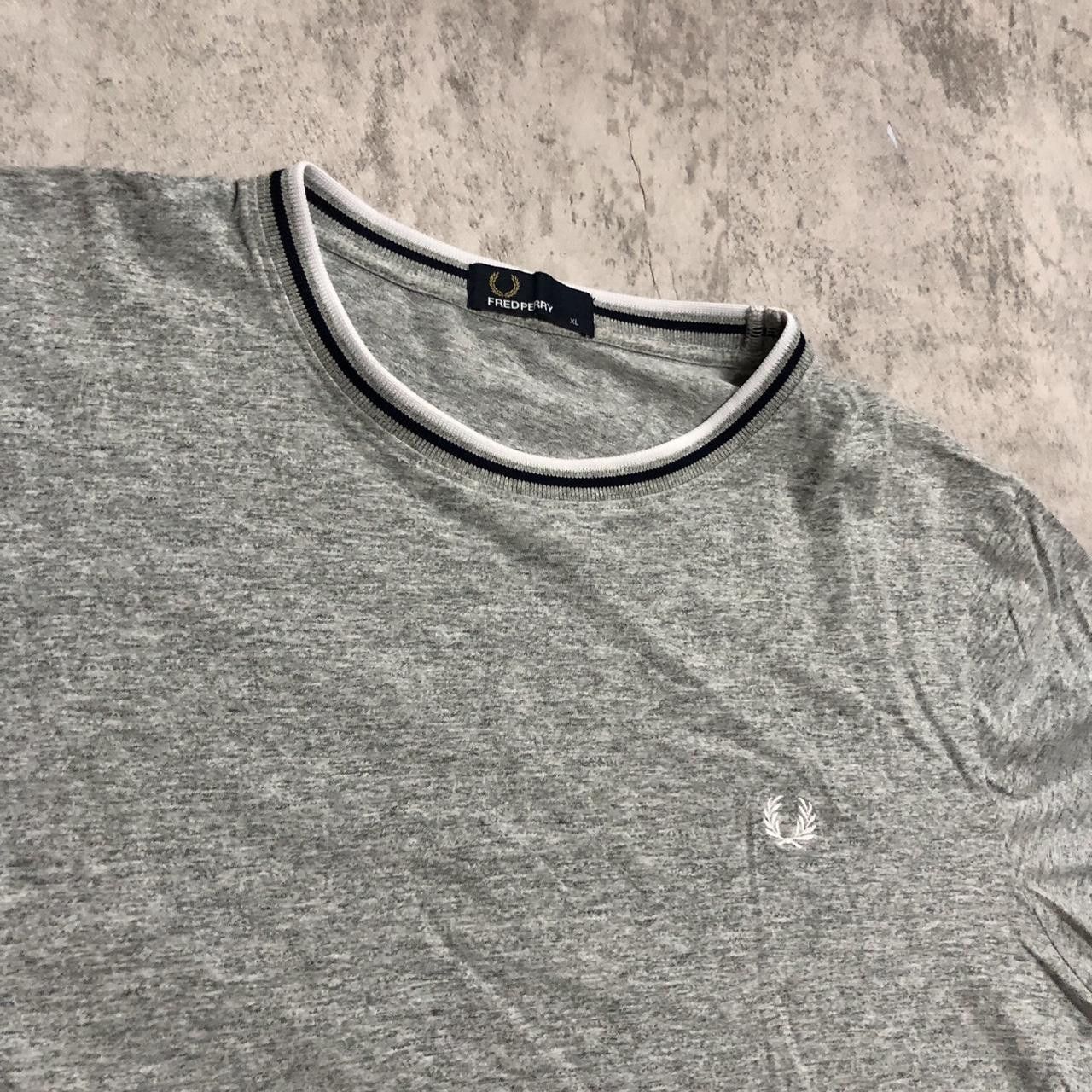 Fred Perry Grey Fred Perry T-shirt #FredPerry Size US XL / EU 56 / 4 - 2 Thumbnail