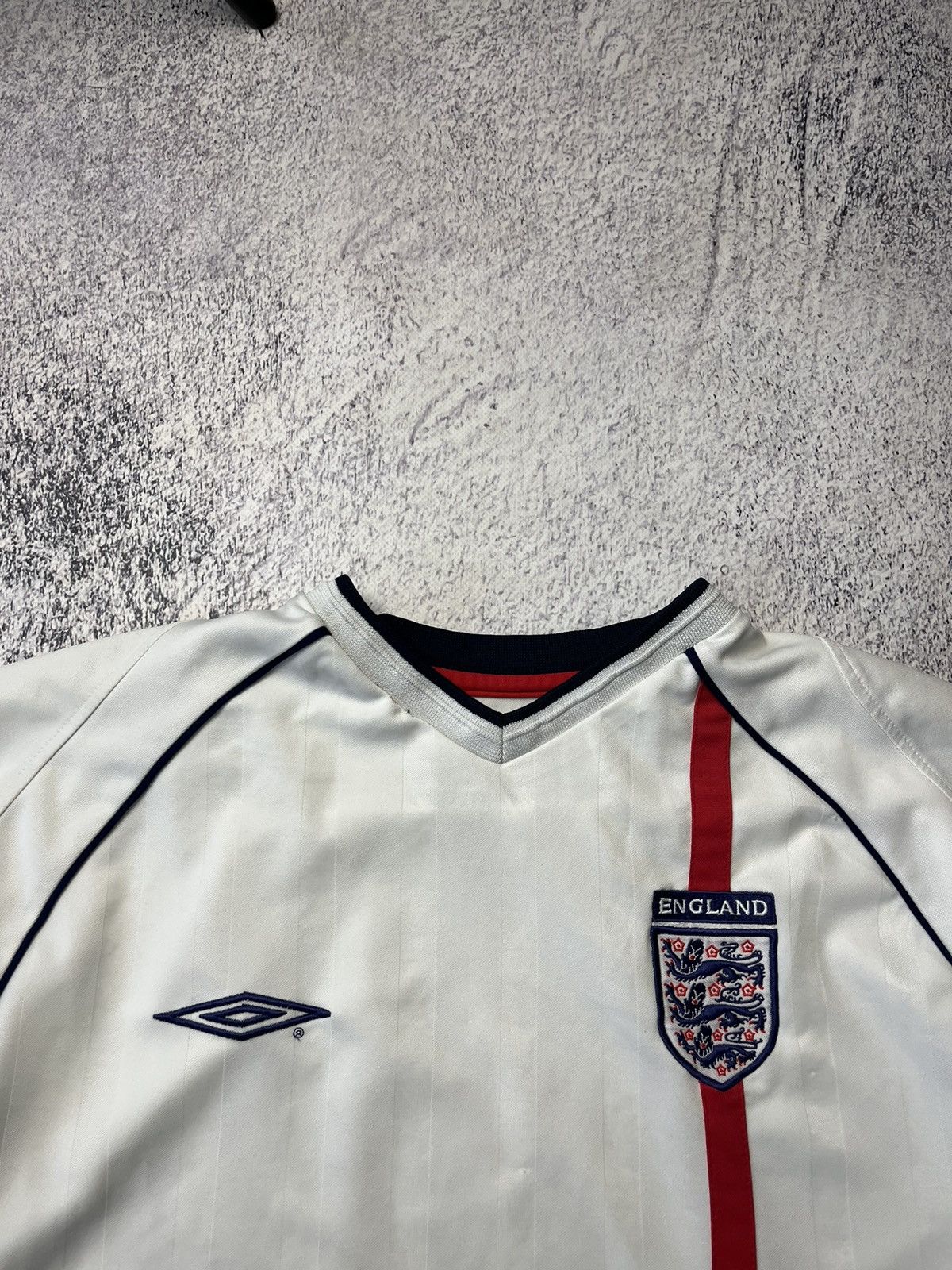 Umbro Vintage England Football Team 2001 White Home Shirt Umbro Size US XL / EU 56 / 4 - 21 Thumbnail