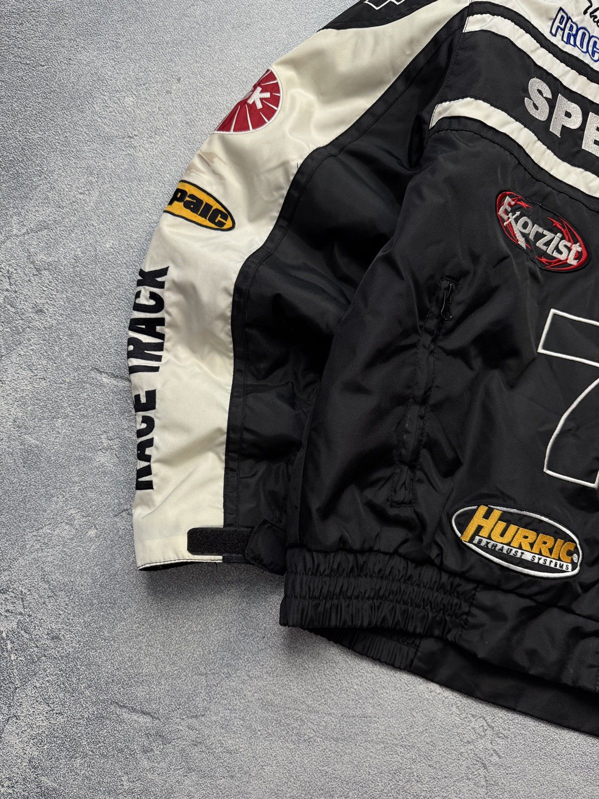NASCAR Vintage Speed Freak #74 Fast Lane Nascar Racing Moto Jacket Size US M / EU 48-50 / 2 - 3 Thumbnail