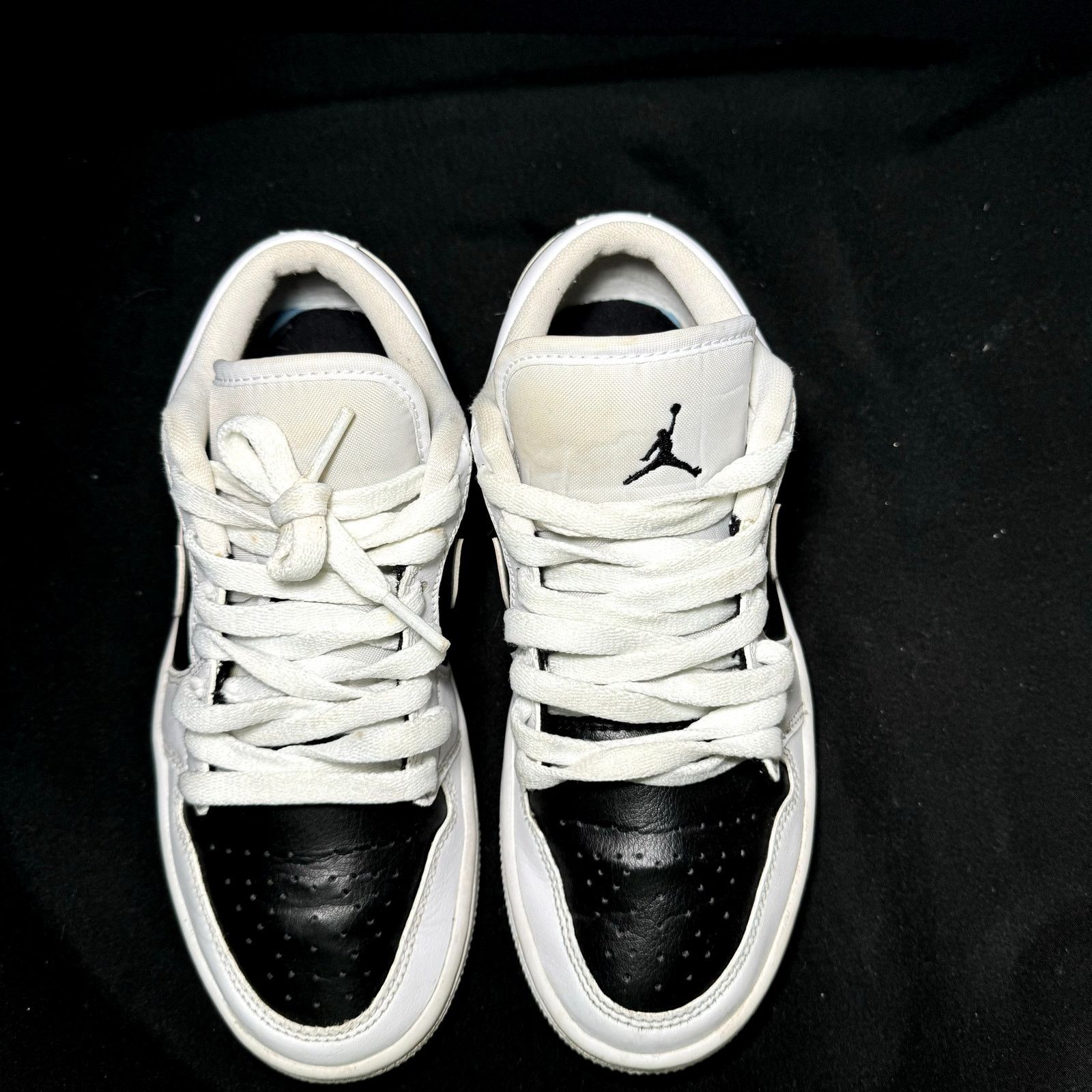 Jordan Brand × Nike Wmns Nike Air Jordan 1 Low Panda Women's Shoes - Size 5.5 Size US 5.5 / IT 35.5 - 4 Thumbnail
