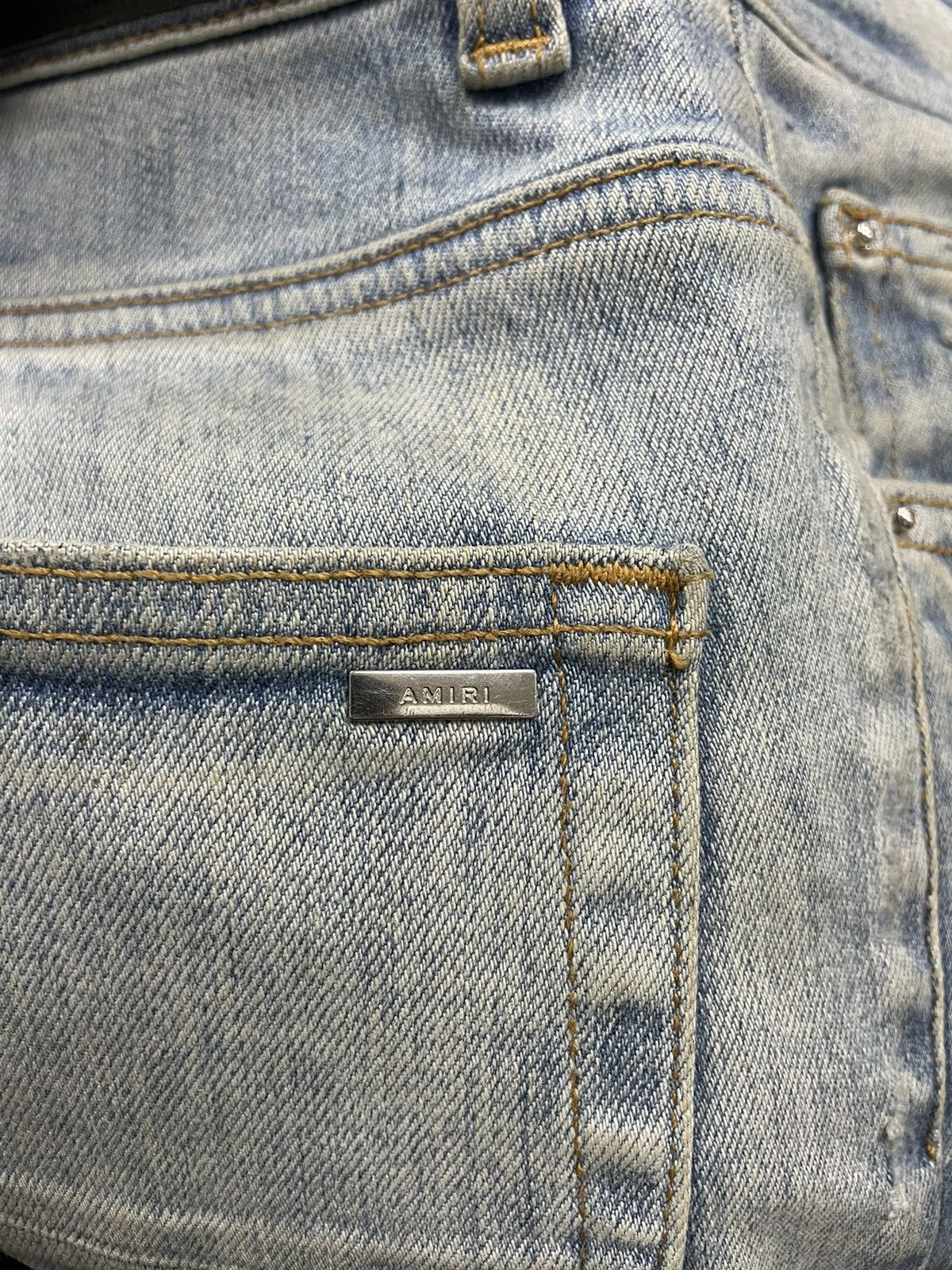 Amiri Amiri Jeans blue tiger patch Size US 34 / EU 50 - 5 Thumbnail