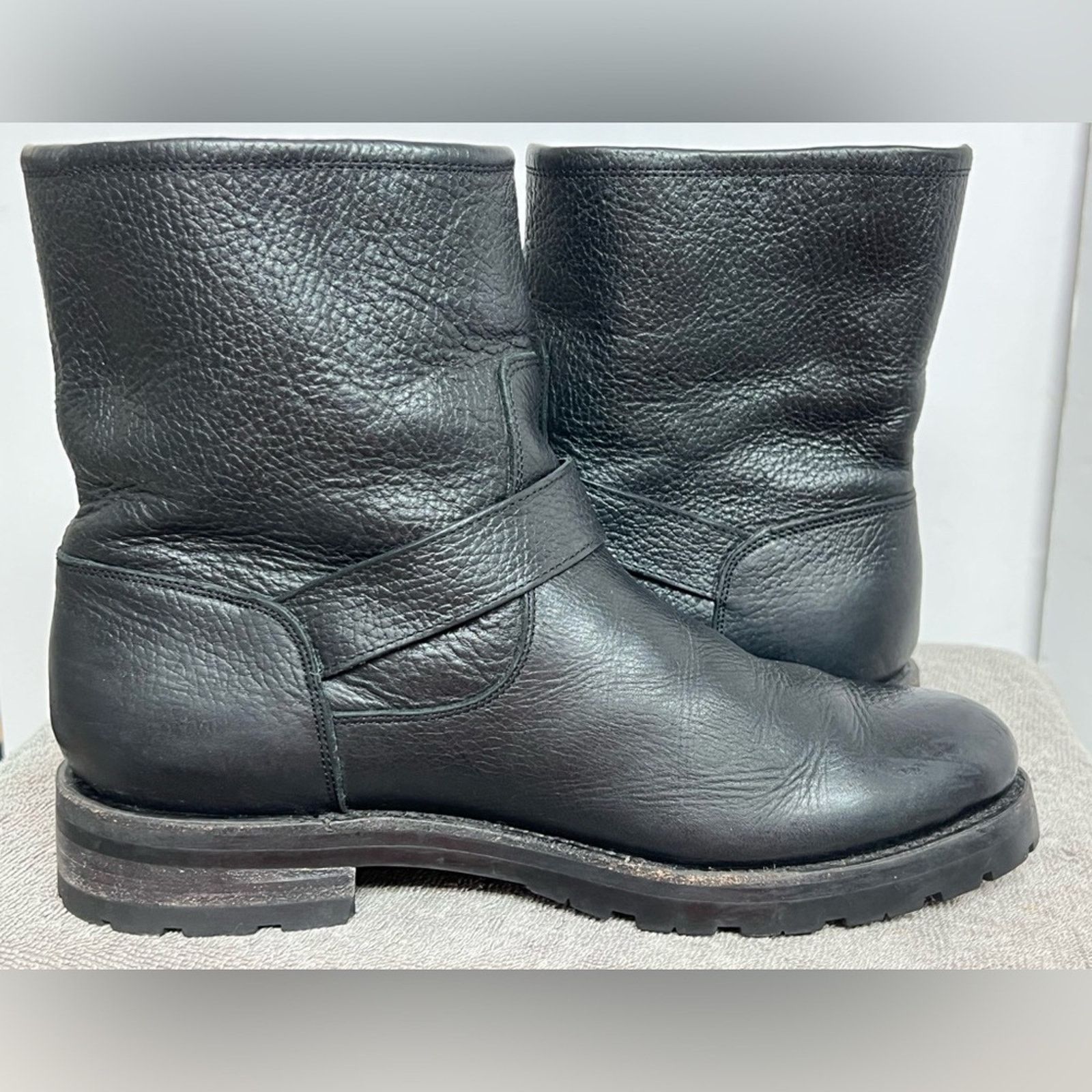 Frye Frye Natalie Engineer Leather Fur Lined Women's Booties sz 9 Size US 9 / IT 39 - 8 Thumbnail