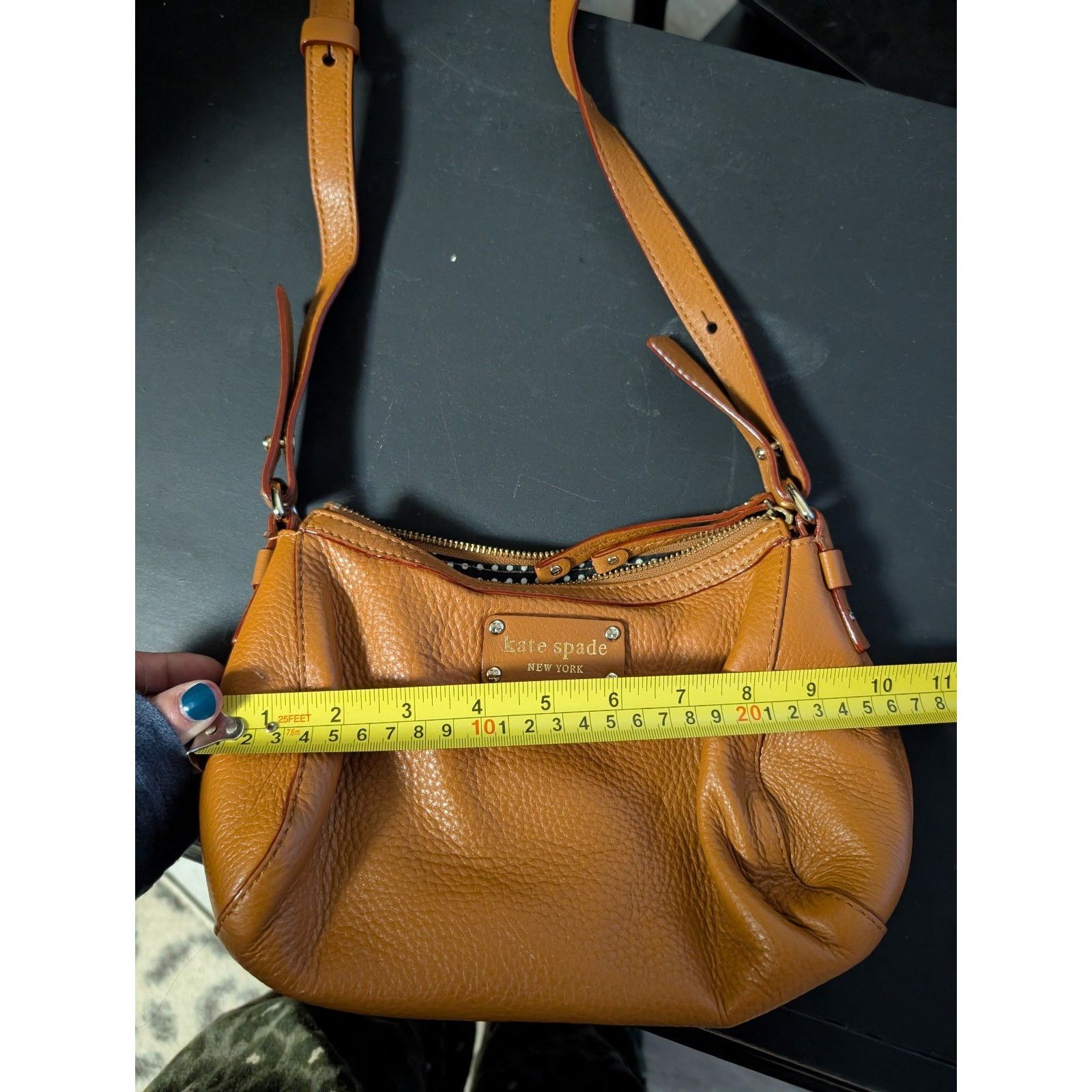 Kate Spade Kate Spade Camel Leather Shoulder Bag Size ONE SIZE - 9 Thumbnail