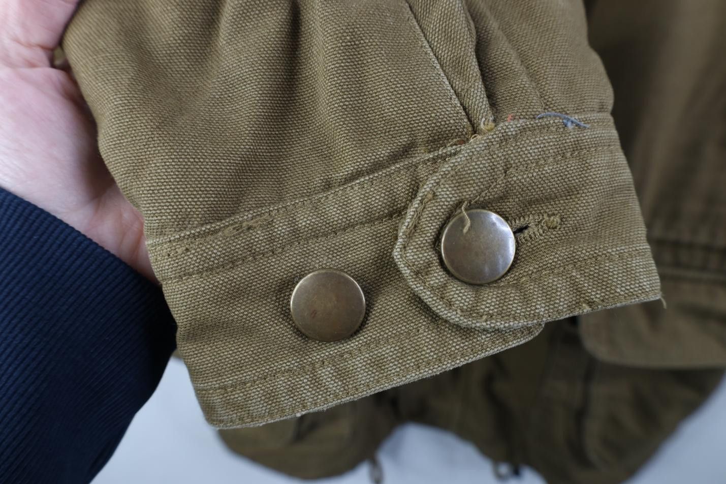 Vintage Vintage 90s Streetwear Lined Hooded Canvas Chore Jacket Size US XL / EU 56 / 4 - 9 Thumbnail