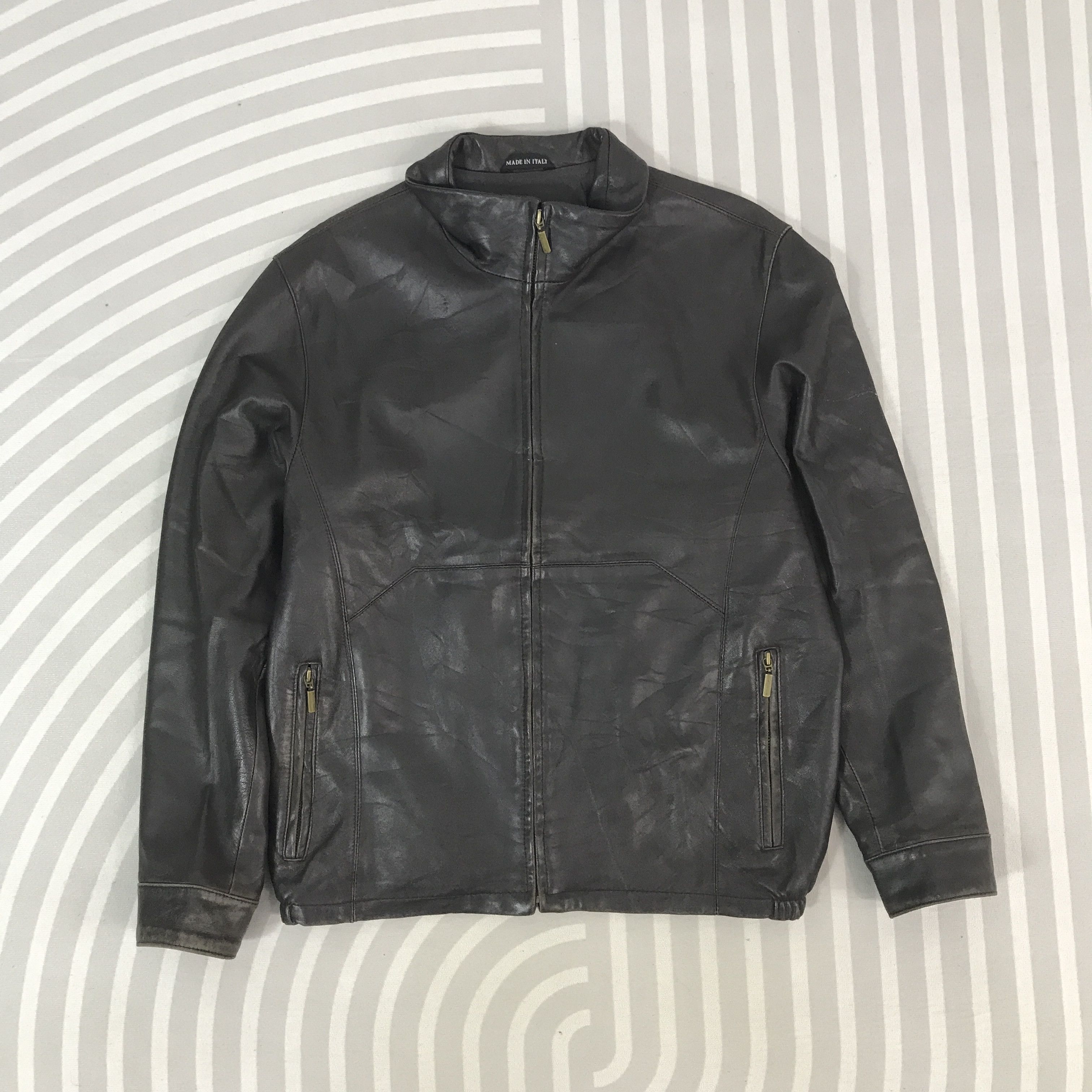 Leather Vintage Pierotucci Leather Jacket Size US L / EU 52-54 / 3 - 1 Thumbnail