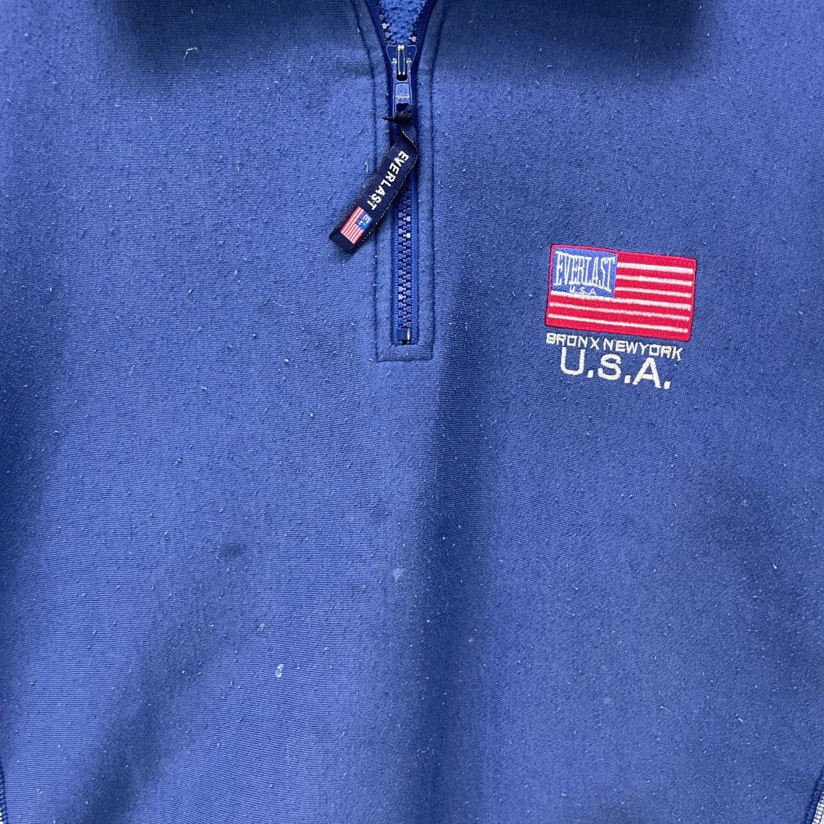 Everlast 💥Vintage 90s Everlast Half Zip Pullover Size US M / EU 48-50 / 2 - 7 Thumbnail