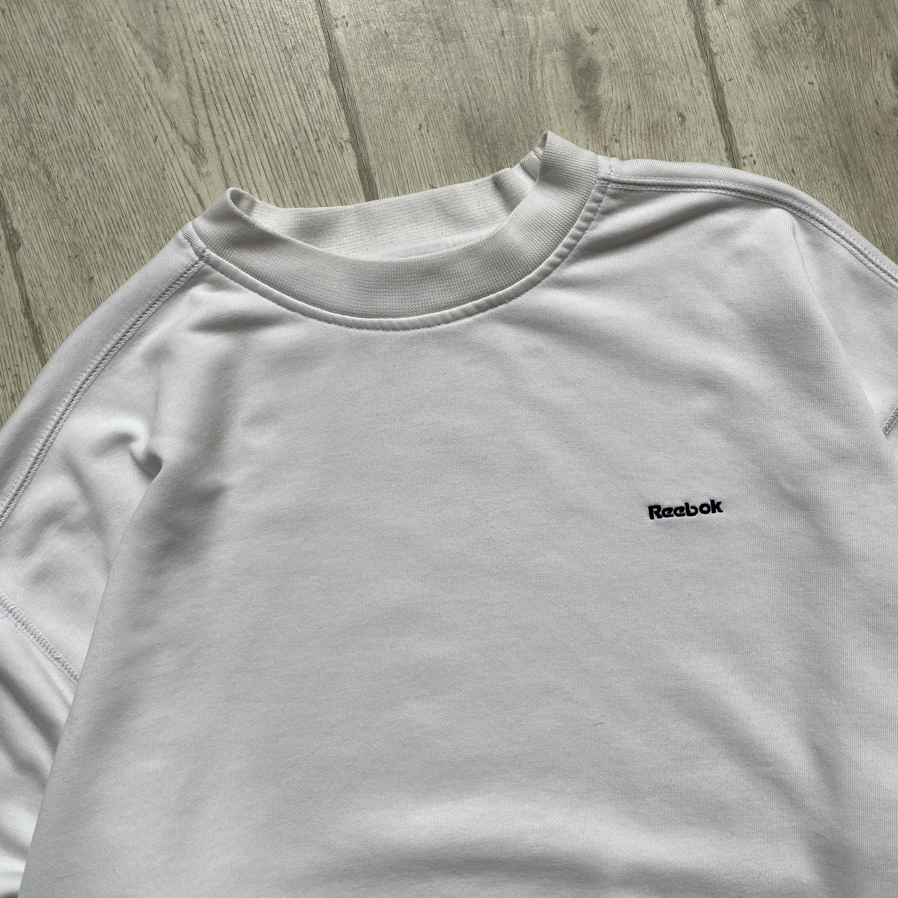 Reebok 90s Vintage Reebok Boxy Sweatshirt Crewneck small logo Size US L / EU 52-54 / 3 - 2 Thumbnail